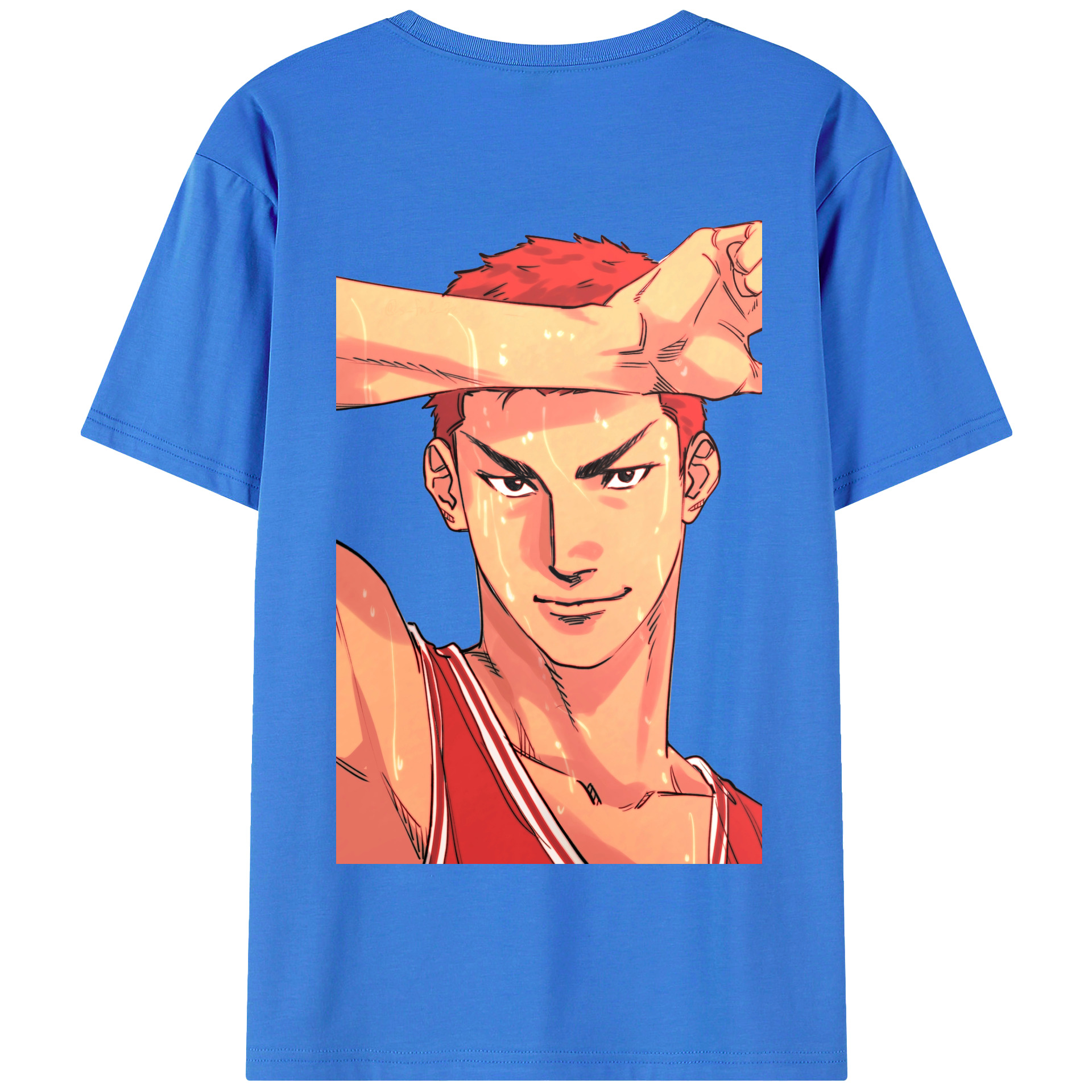 SLAM DUNK／スラムダンク 綿100％半袖Tシャツ（背面プリント）