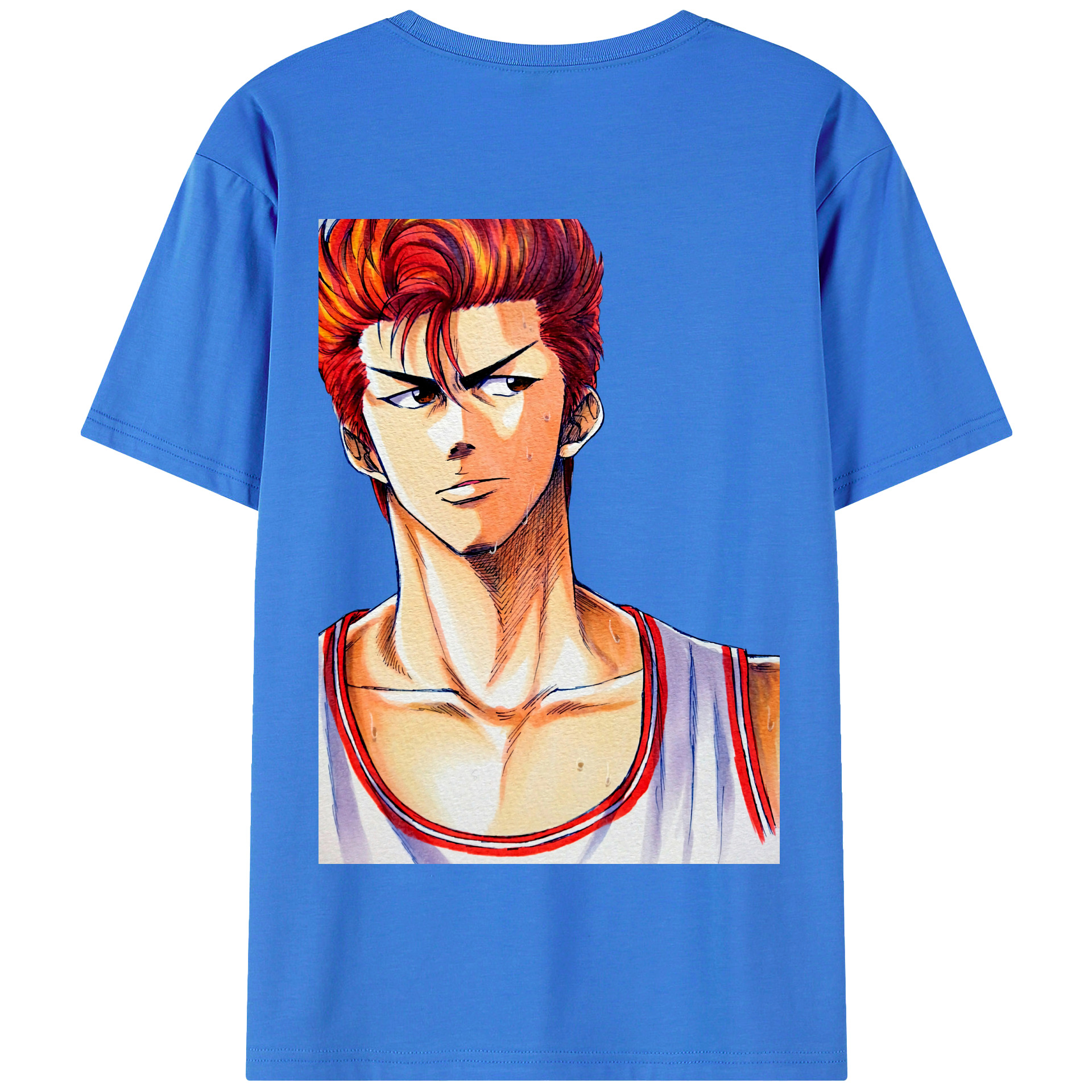 SLAM DUNK／スラムダンク 綿100％半袖Tシャツ（背面プリント）