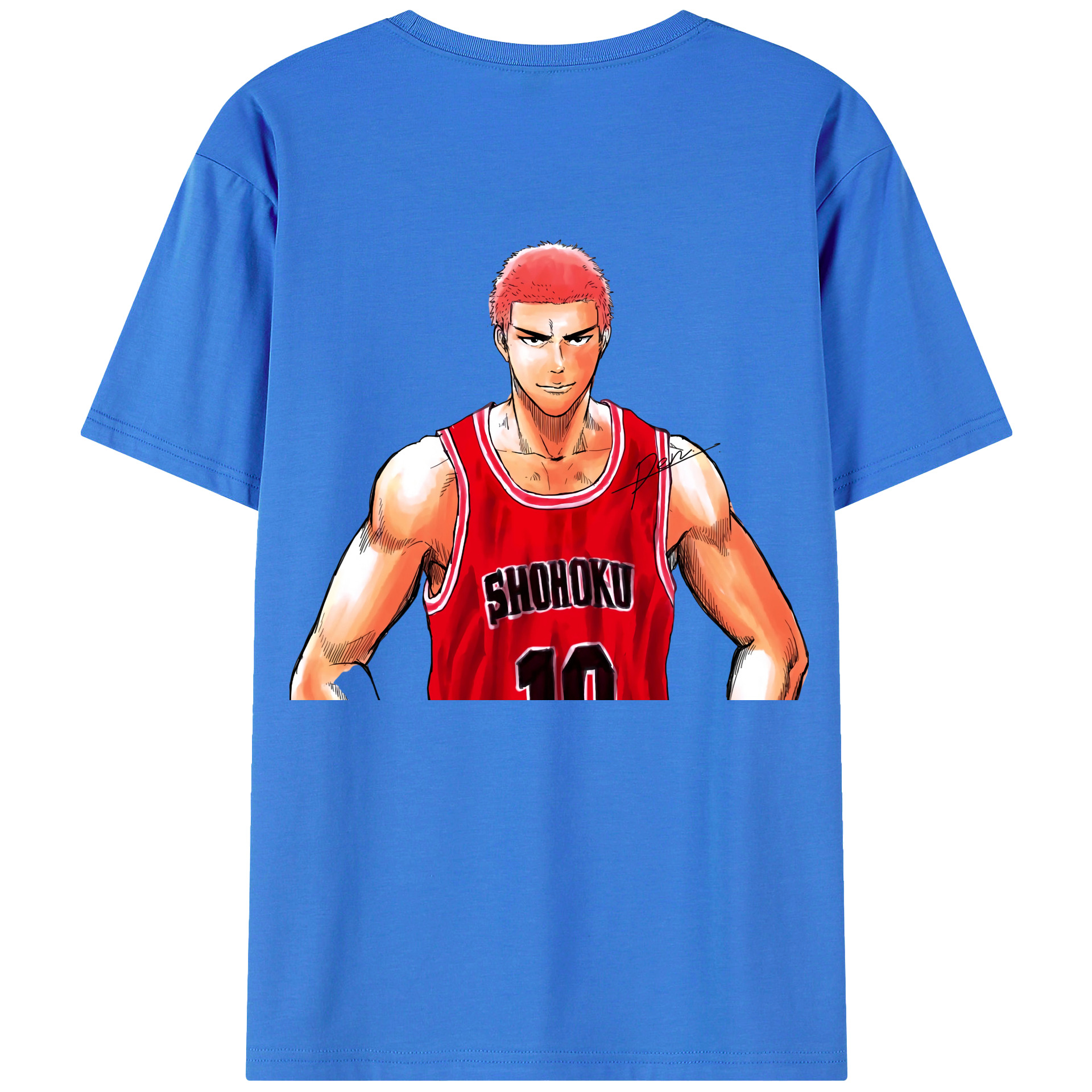 SLAM DUNK／スラムダンク 綿100％半袖Tシャツ（背面プリント）
