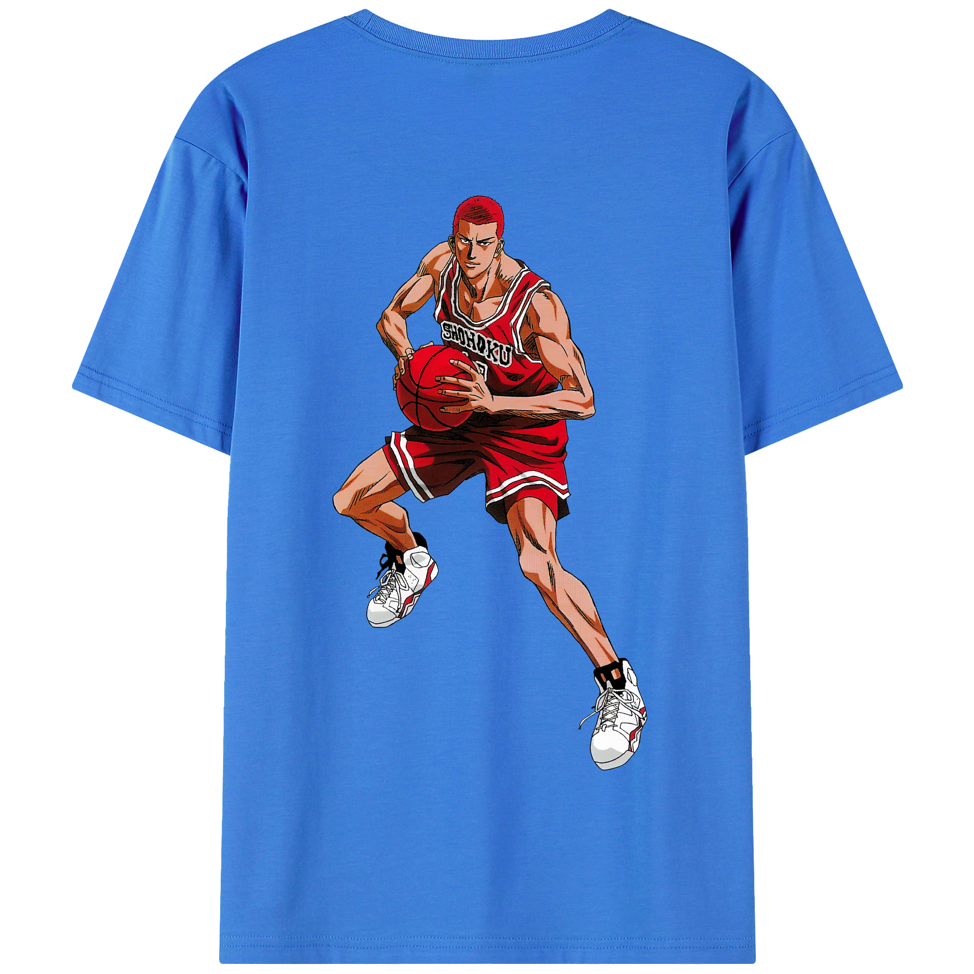 SLAM DUNK／スラムダンク 綿100％半袖Tシャツ（背面プリント）