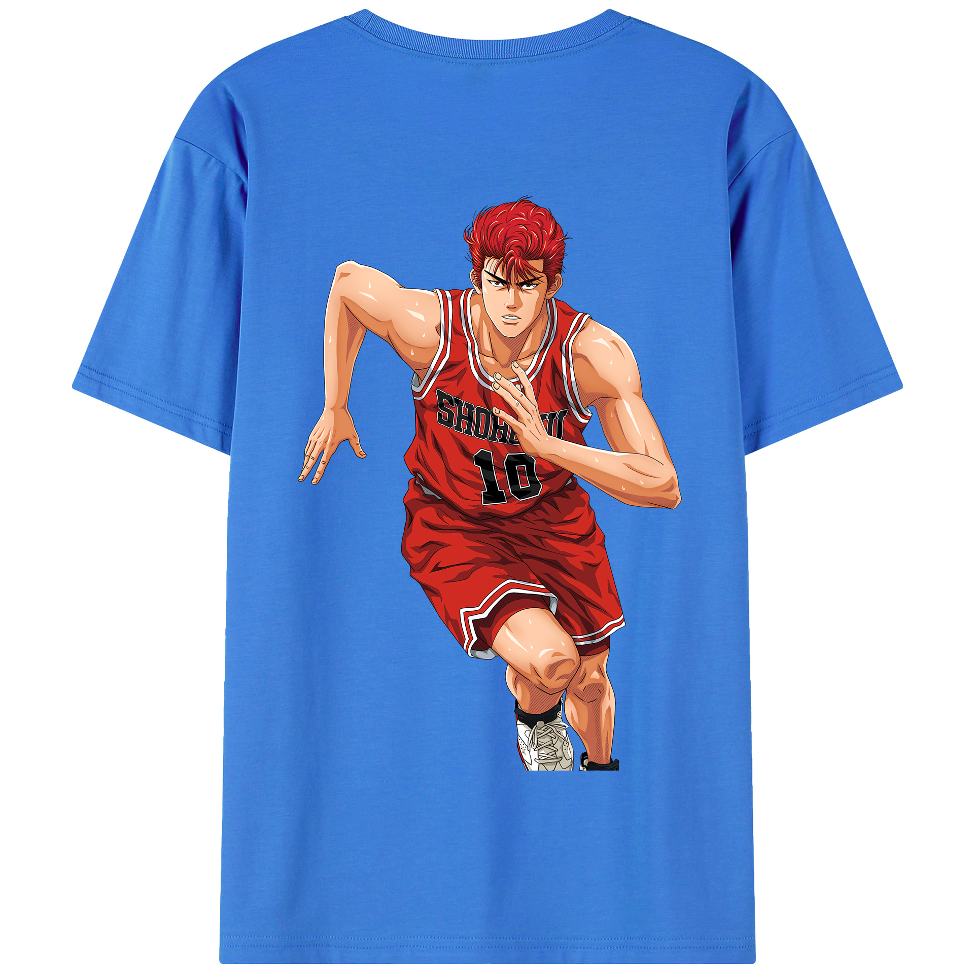 SLAM DUNK／スラムダンク 綿100％半袖Tシャツ（背面プリント）