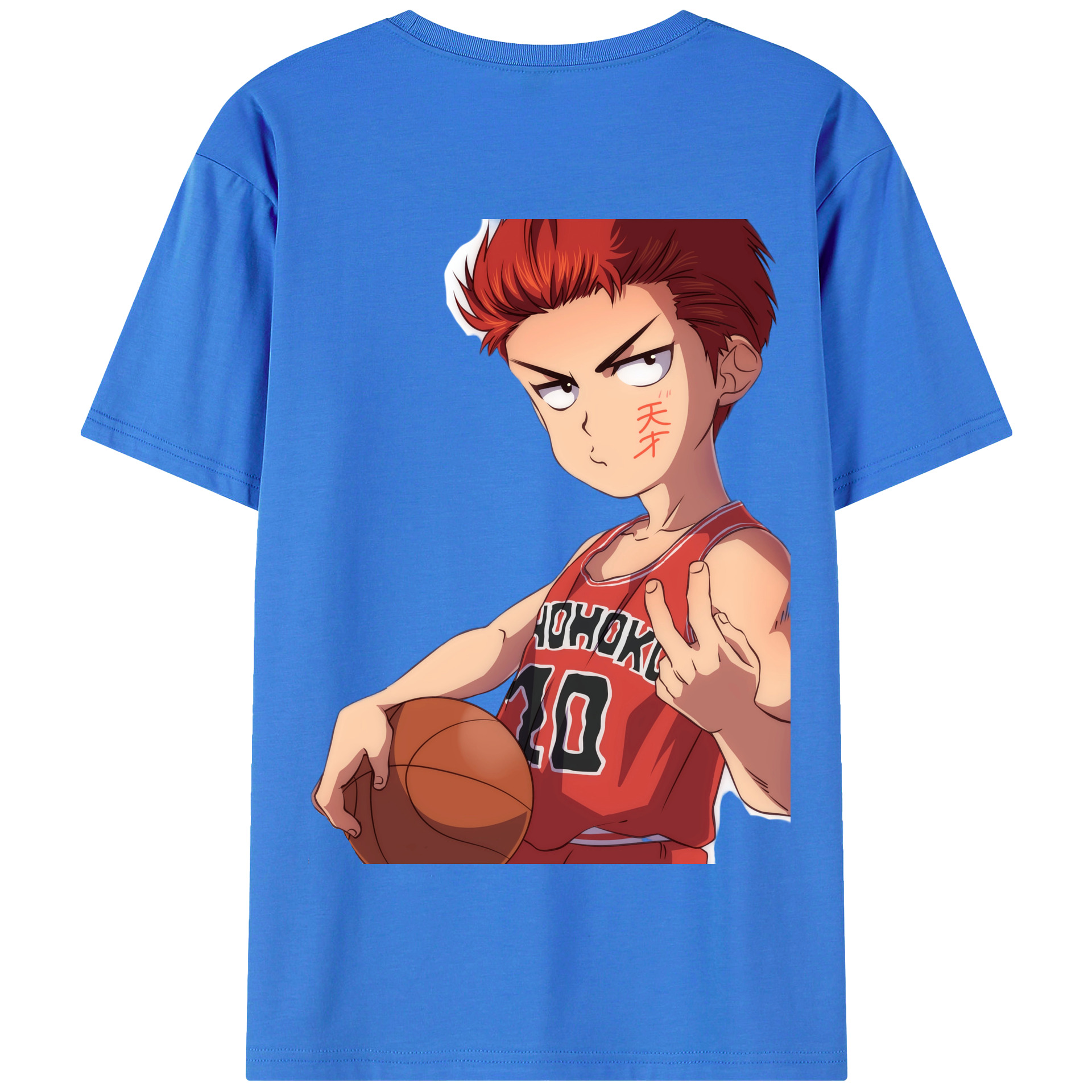 SLAM DUNK／スラムダンク 綿100％半袖Tシャツ（背面プリント）