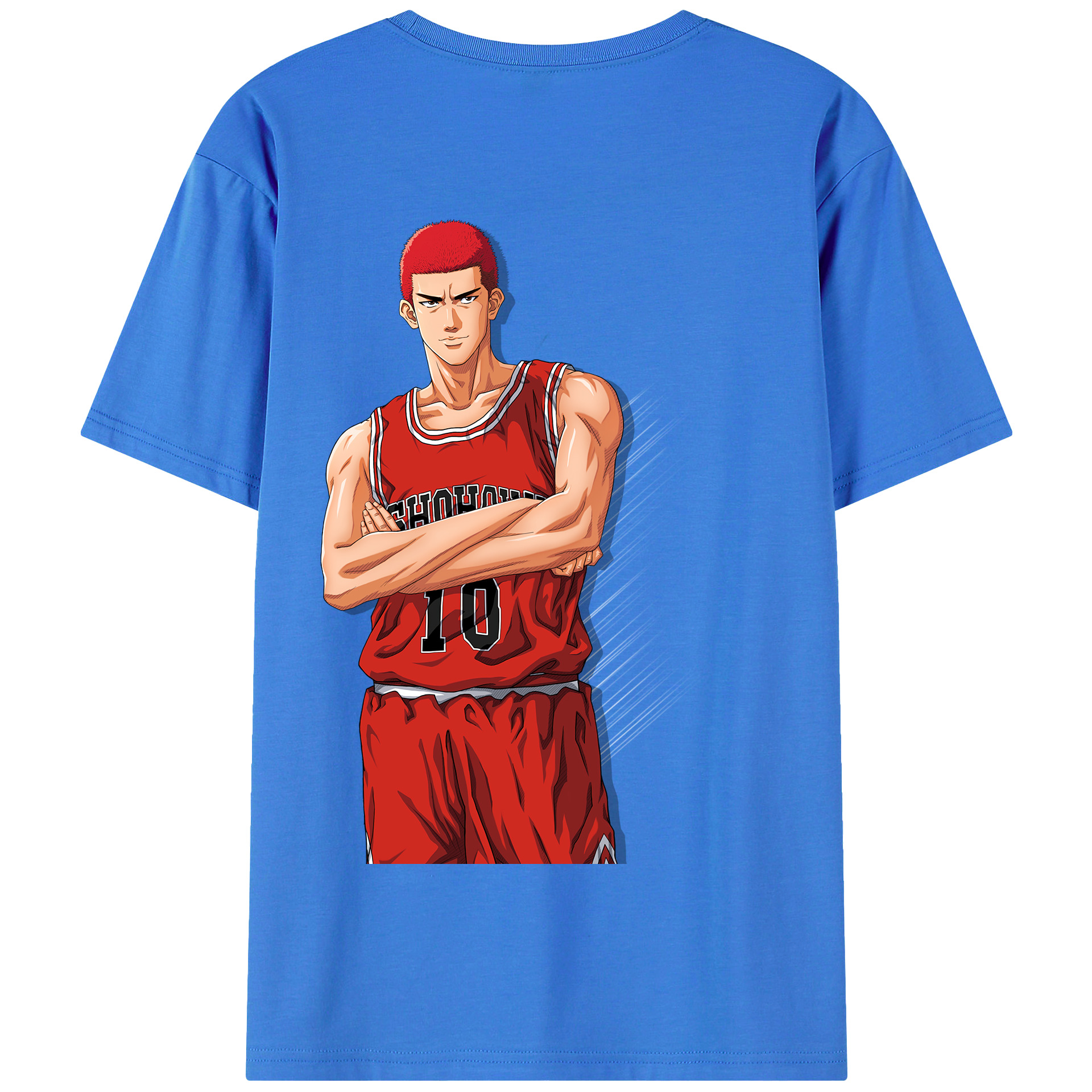 SLAM DUNK／スラムダンク 綿100％半袖Tシャツ（背面プリント）