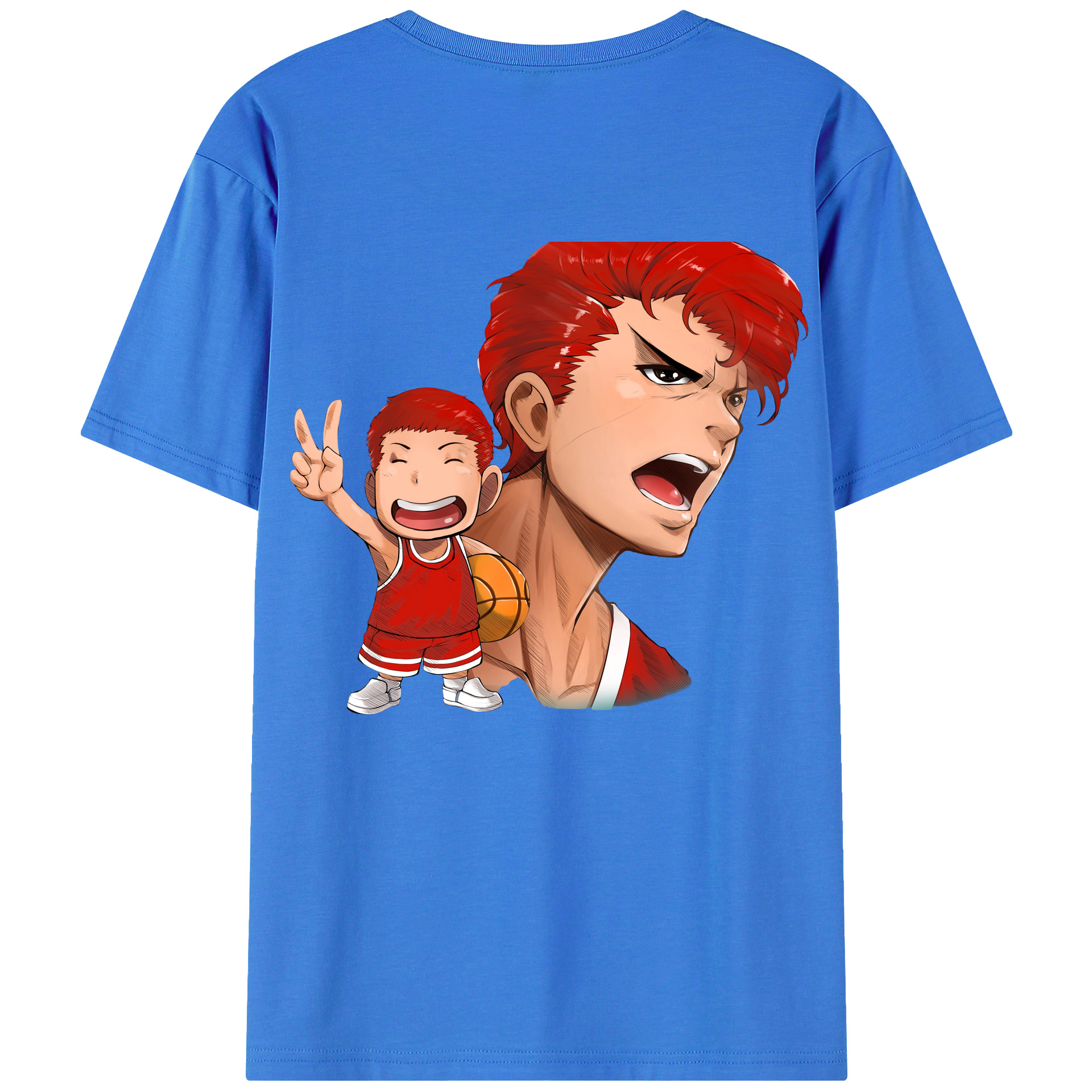 SLAM DUNK／スラムダンク 綿100％半袖Tシャツ（背面プリント）