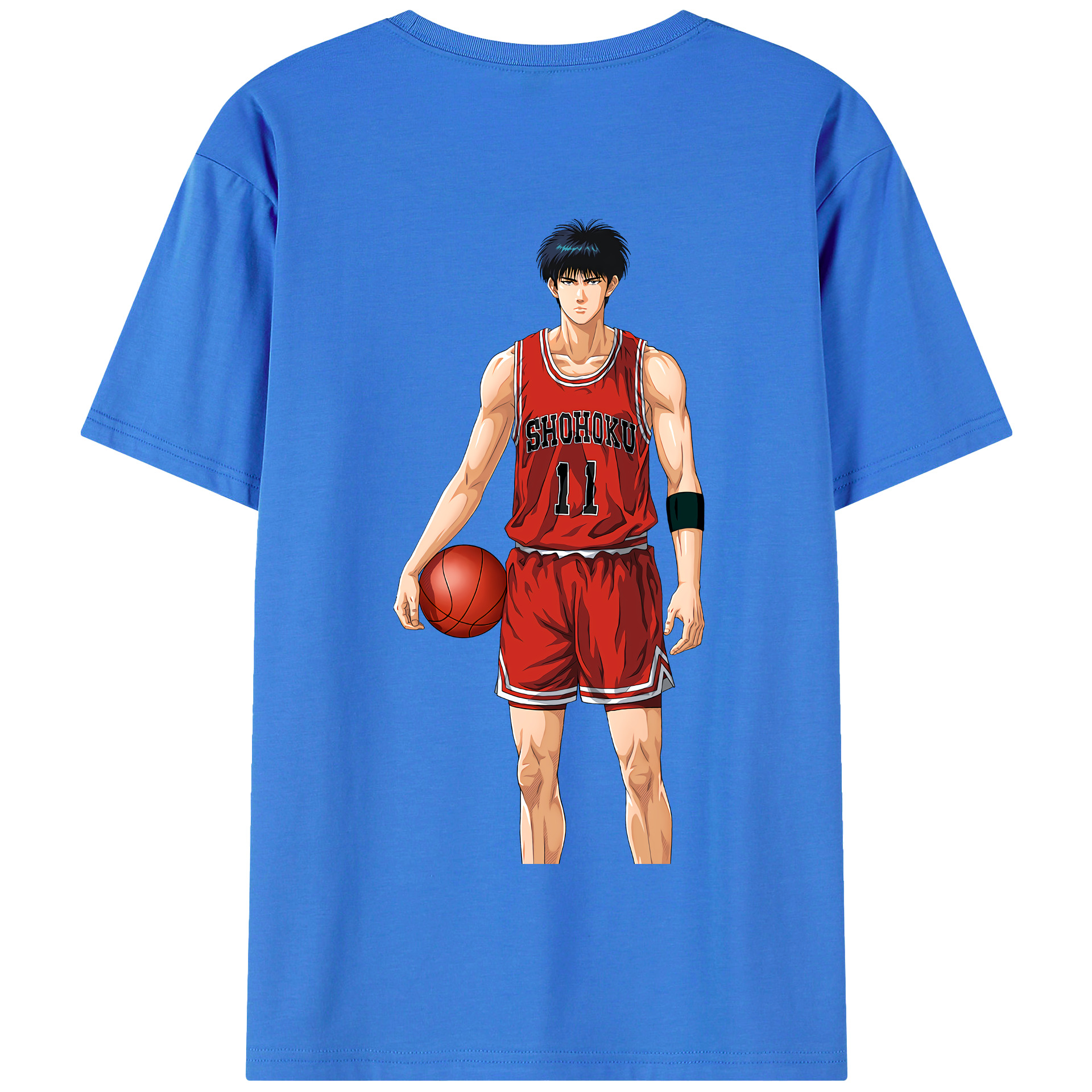 SLAM DUNK／スラムダンク 綿100％半袖Tシャツ（背面プリント）