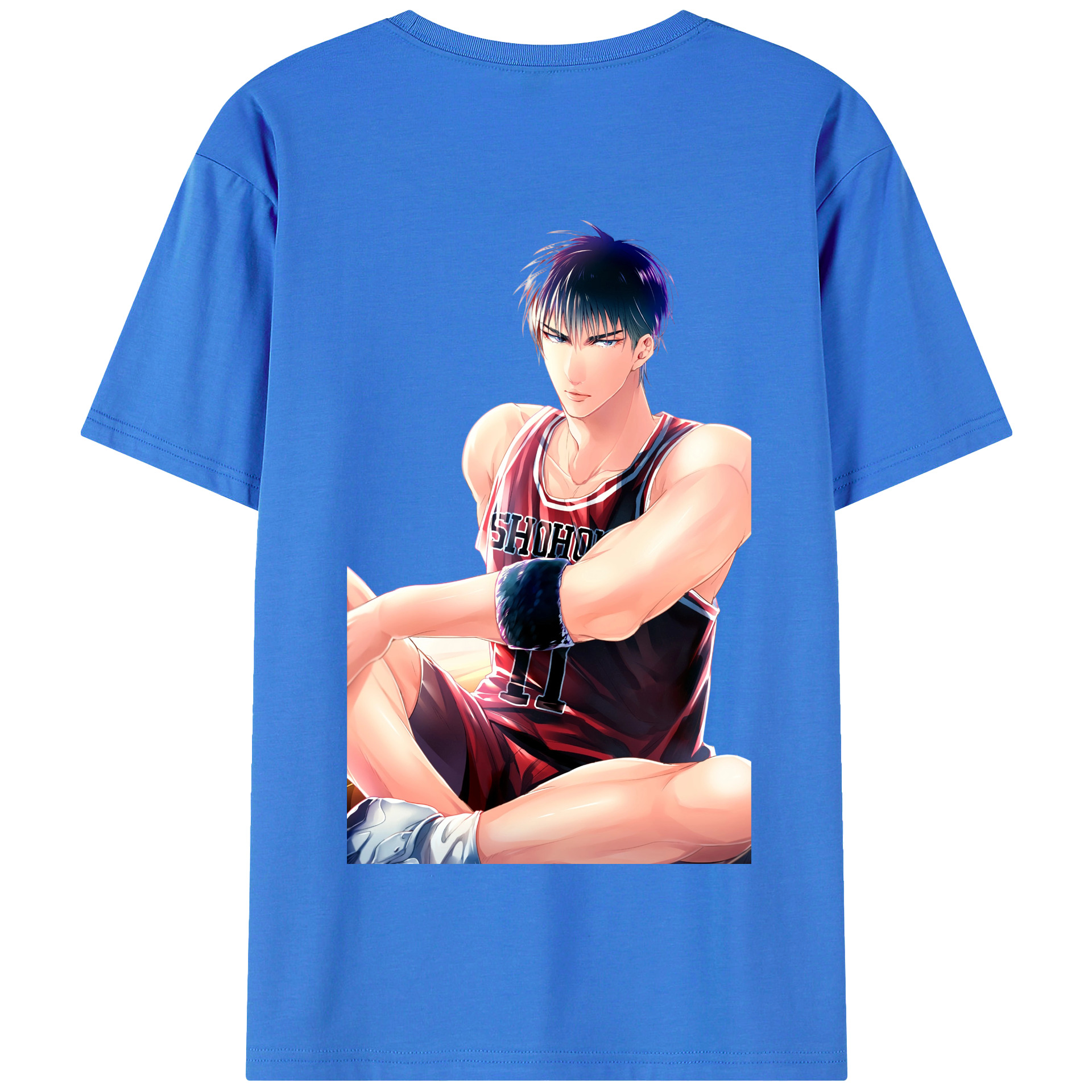 SLAM DUNK／スラムダンク 綿100％半袖Tシャツ（背面プリント）