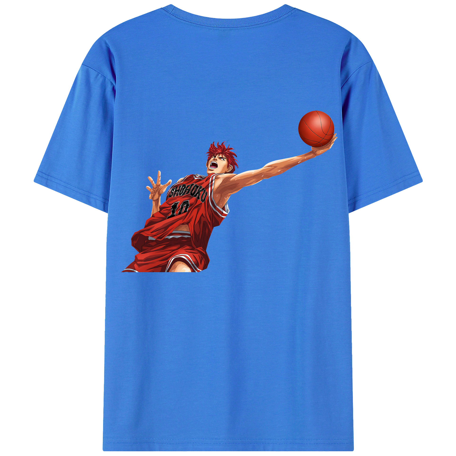 SLAM DUNK／スラムダンク 綿100％半袖Tシャツ（背面プリント）