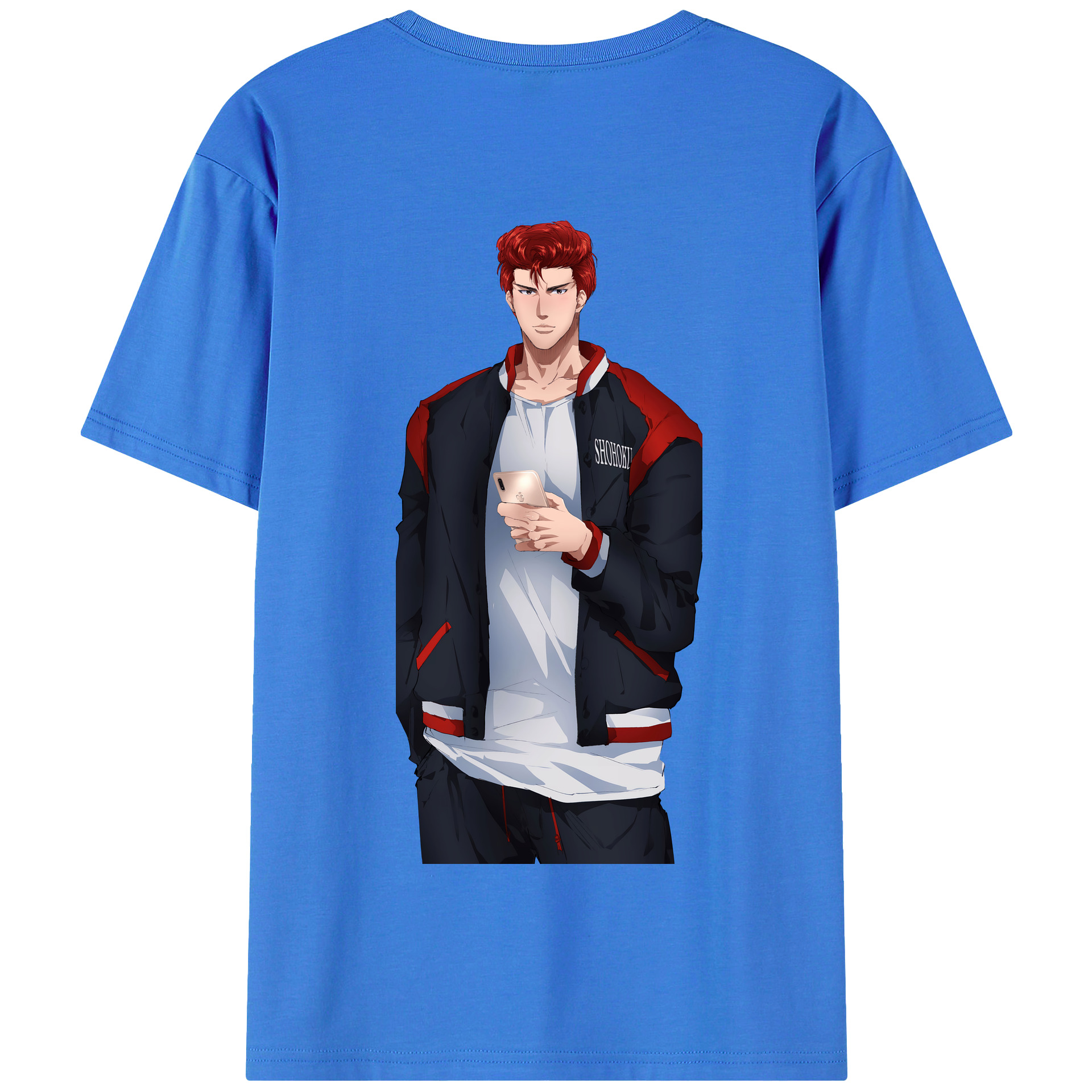 SLAM DUNK／スラムダンク 綿100％半袖Tシャツ（背面プリント）