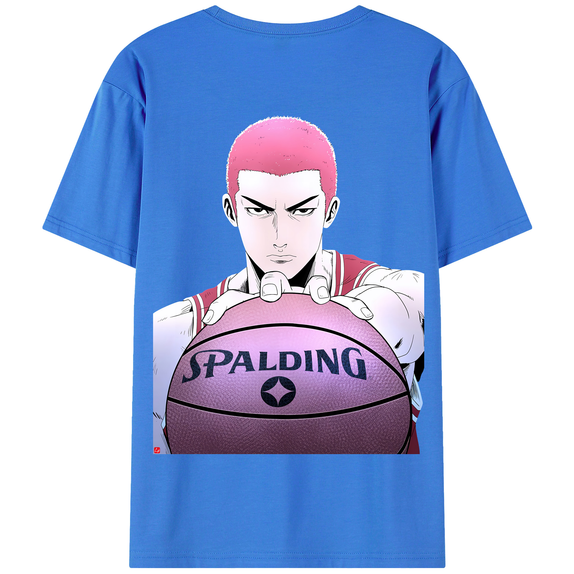 SLAM DUNK／スラムダンク 綿100％半袖Tシャツ（背面プリント）