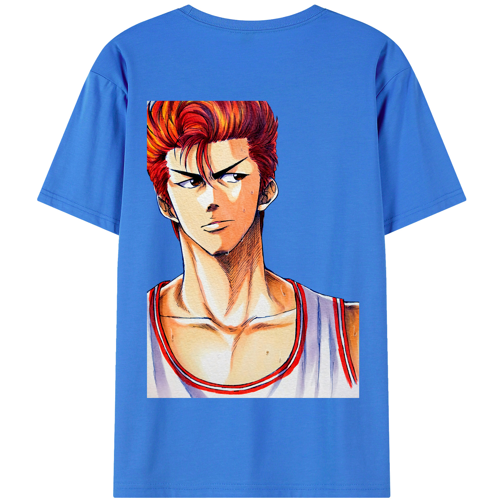 SLAM DUNK／スラムダンク 綿100％半袖Tシャツ（背面プリント）