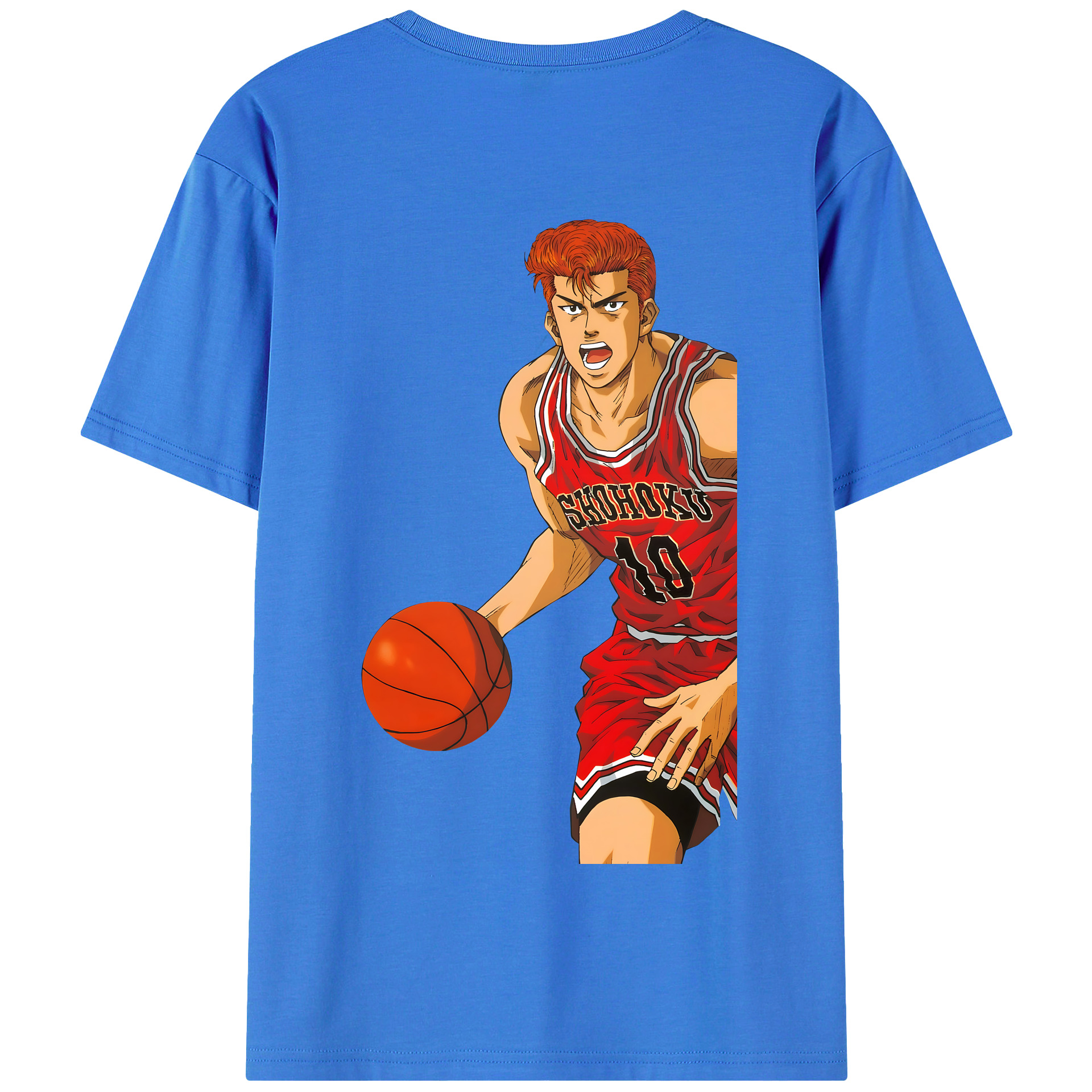 SLAM DUNK／スラムダンク 綿100％半袖Tシャツ（背面プリント）