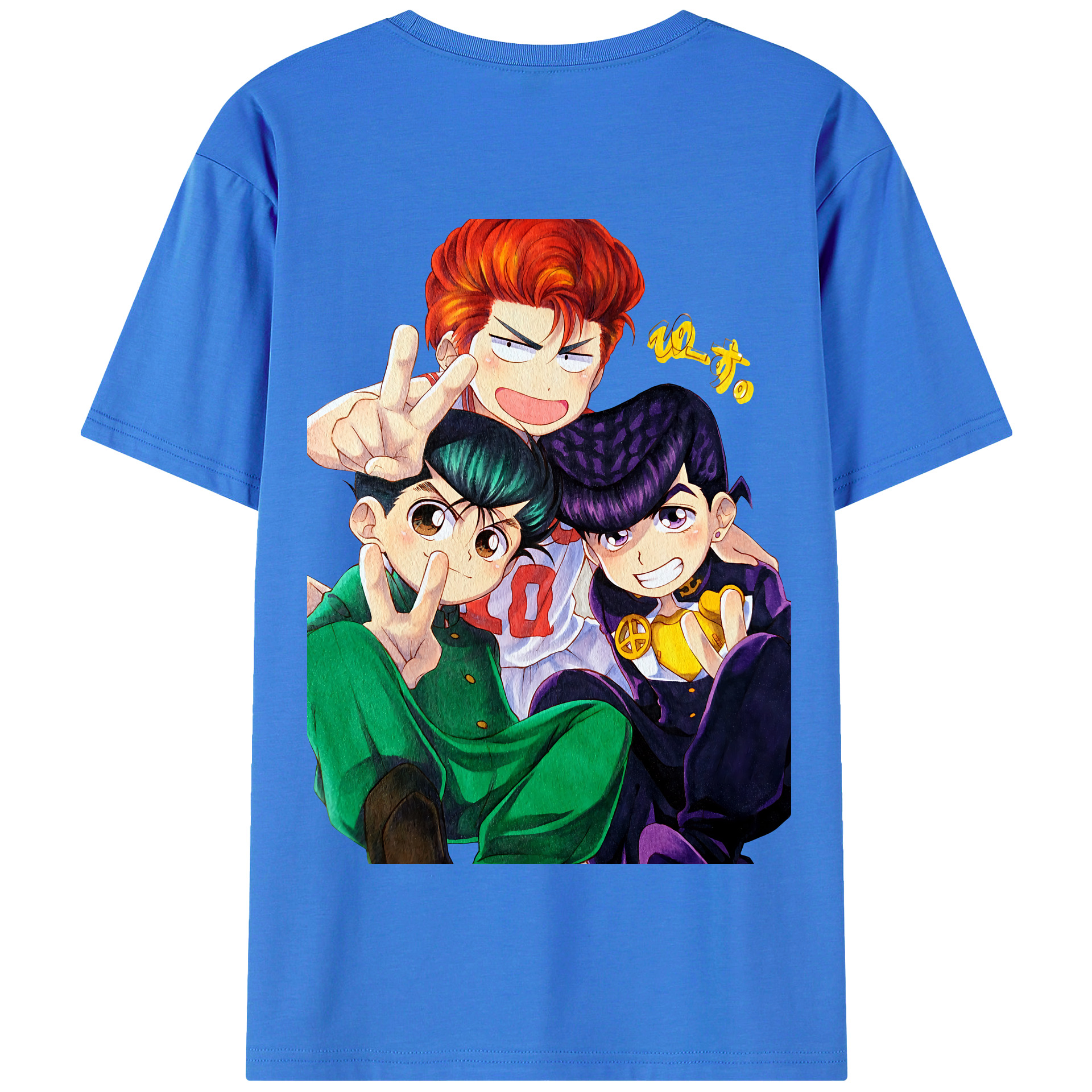 SLAM DUNK／スラムダンク 綿100％半袖Tシャツ（背面プリント）