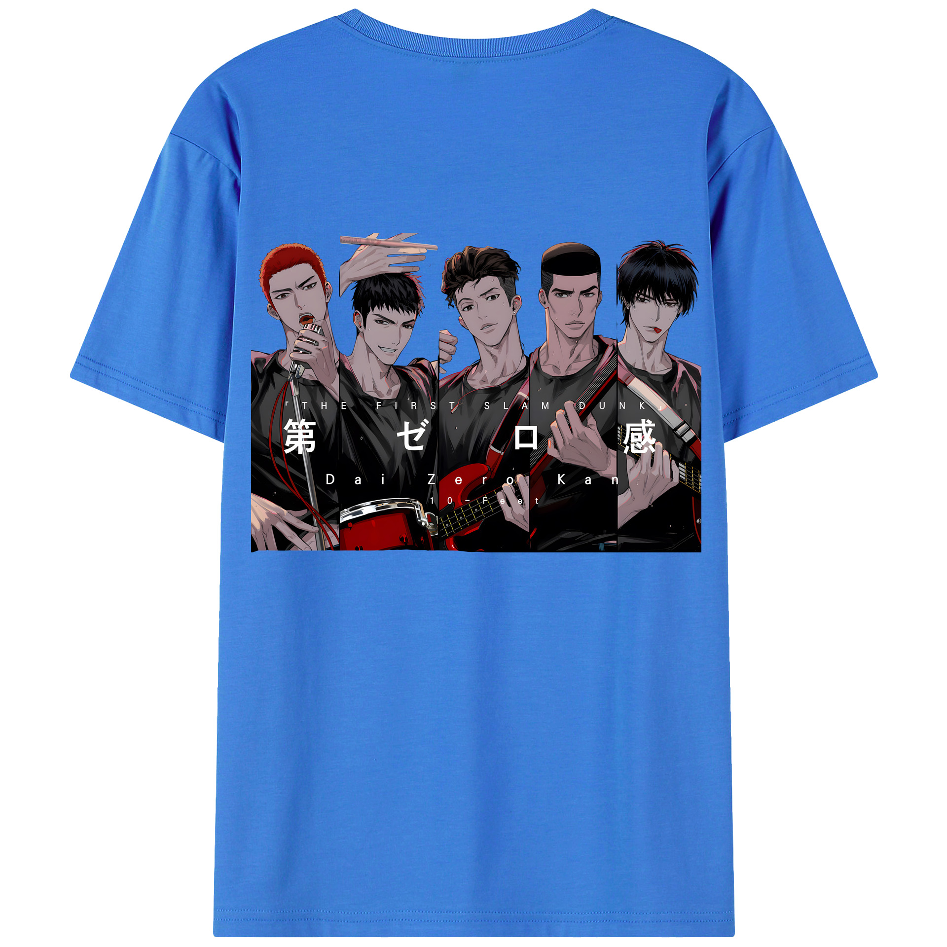 SLAM DUNK／スラムダンク 綿100％半袖Tシャツ（背面プリント）
