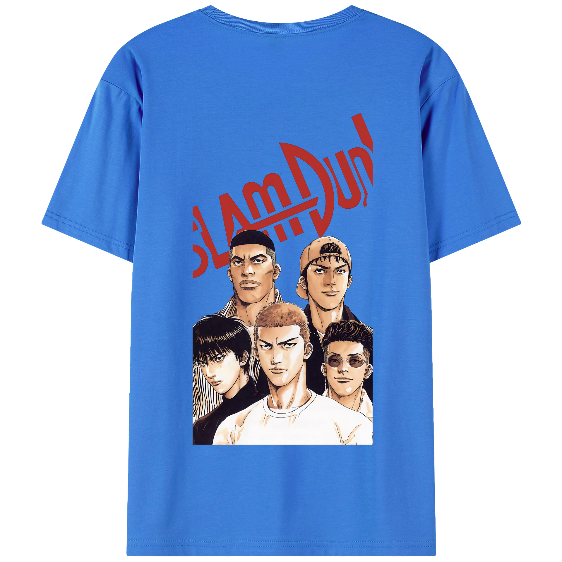 SLAM DUNK／スラムダンク 綿100％半袖Tシャツ（背面プリント）