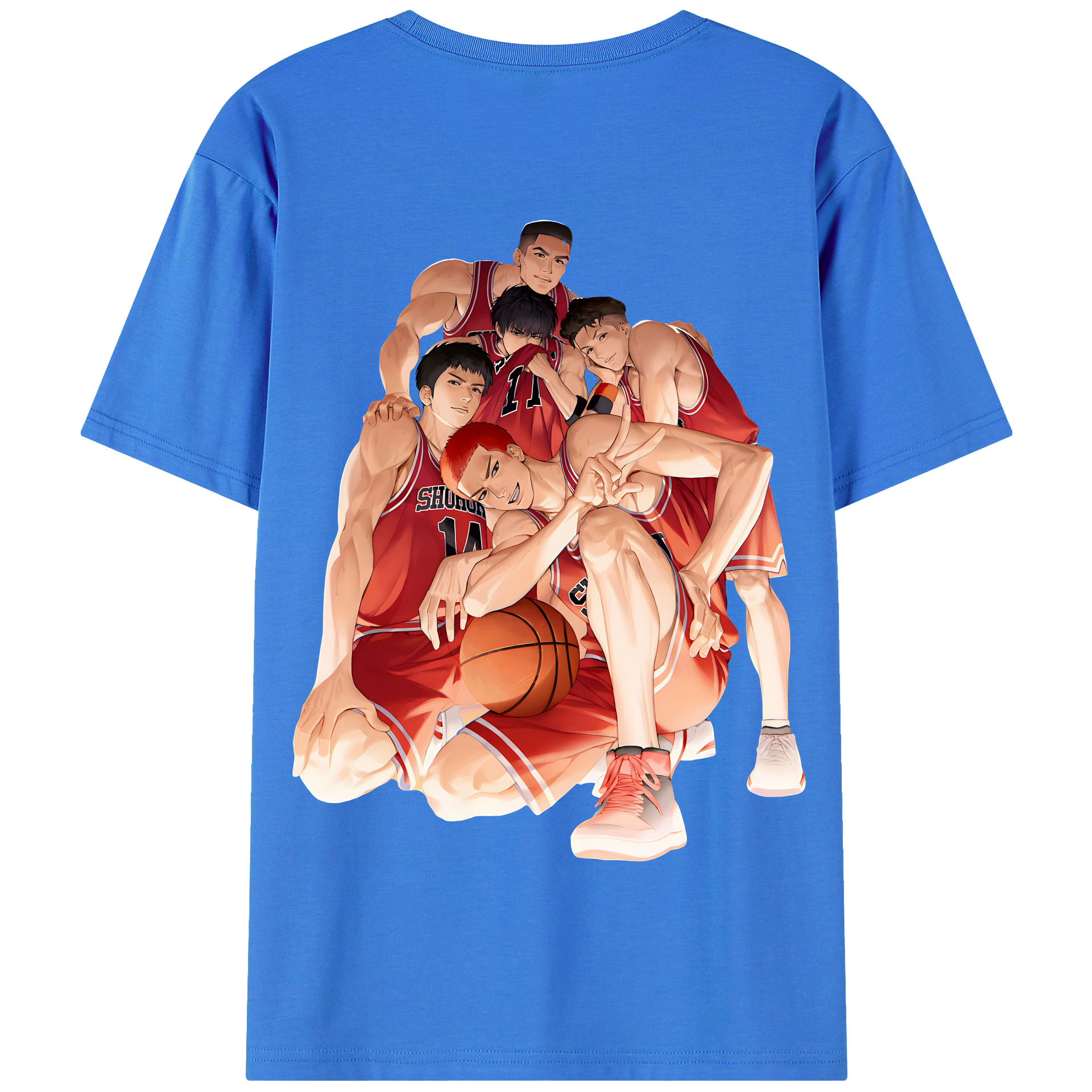 （画像用） SLAM DUNK／スラムダンク 綿100％半袖Tシャツ（背面プリント）