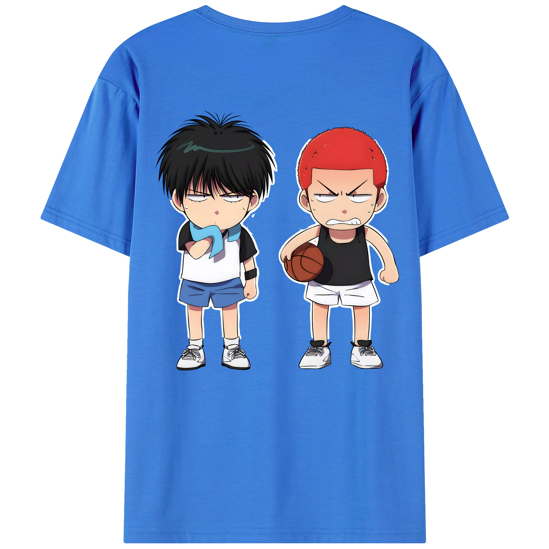 SLAM DUNK／スラムダンク 綿100％半袖Tシャツ（背面プリント）