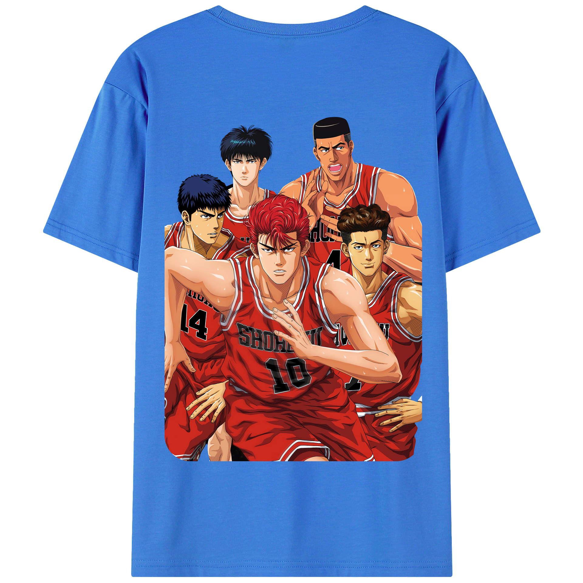 SLAM DUNK／スラムダンク 綿100％半袖Tシャツ（背面プリント）