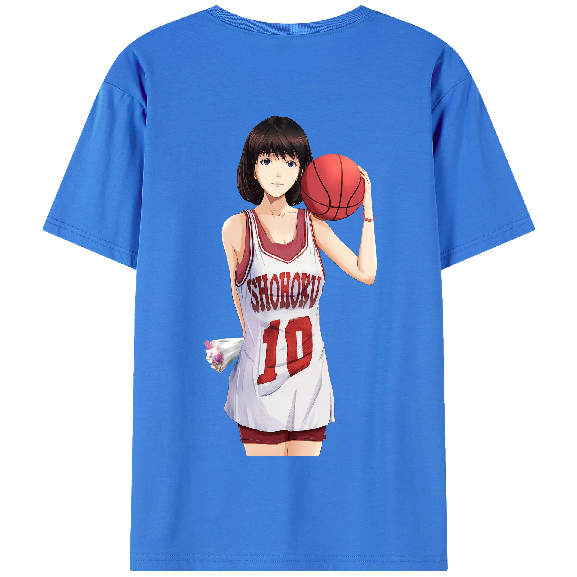 SLAM DUNK／スラムダンク 綿100％半袖Tシャツ（背面プリント）