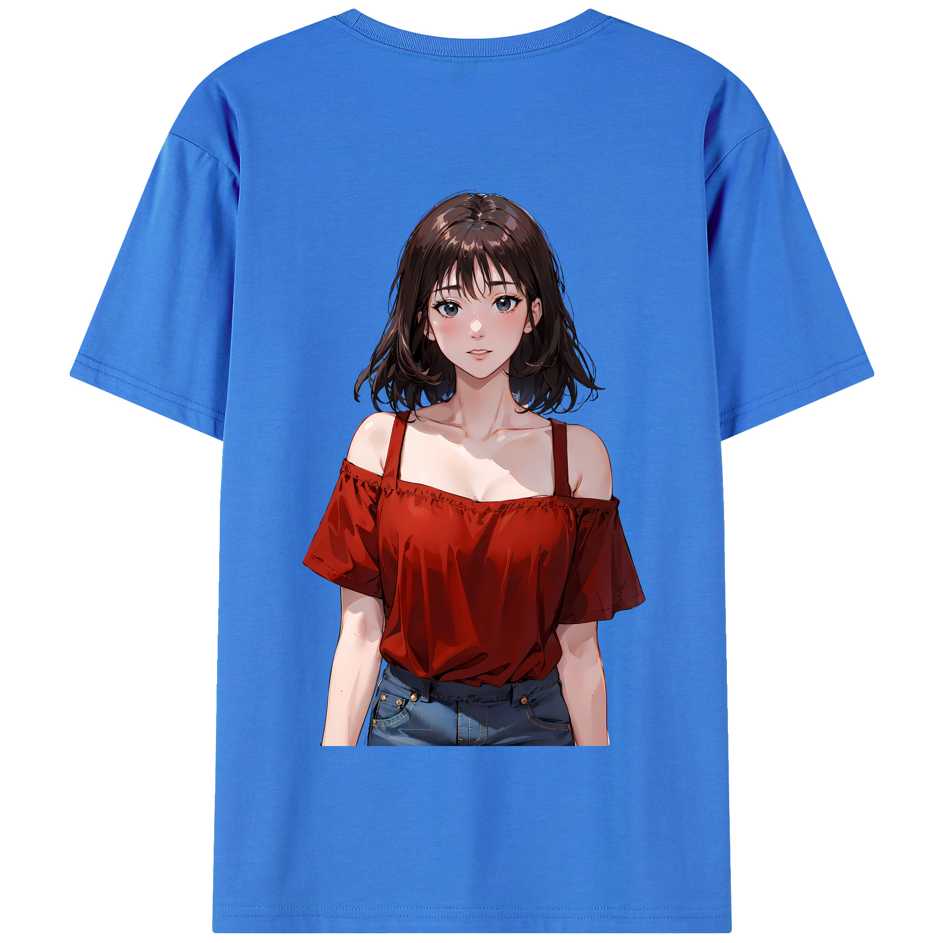 SLAM DUNK／スラムダンク 綿100％半袖Tシャツ（背面プリント）