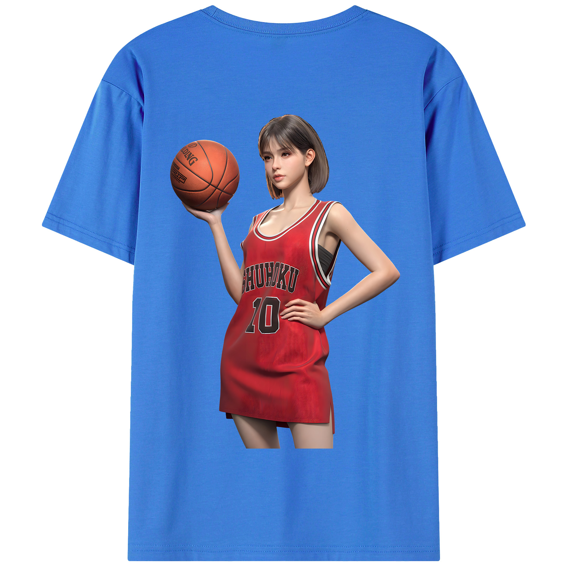 SLAM DUNK／スラムダンク 綿100％半袖Tシャツ（背面プリント）