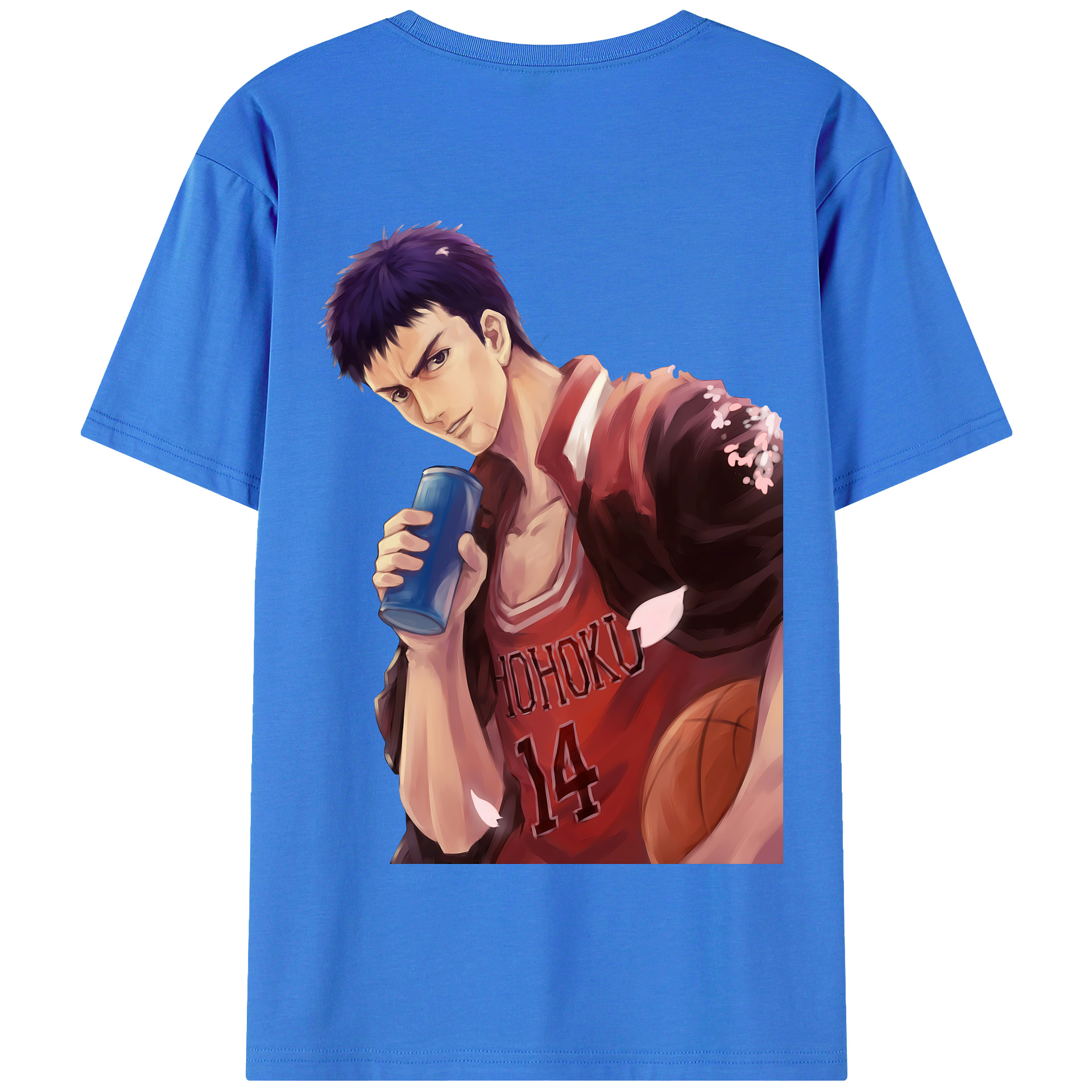 SLAM DUNK／スラムダンク 綿100％半袖Tシャツ（背面プリント）