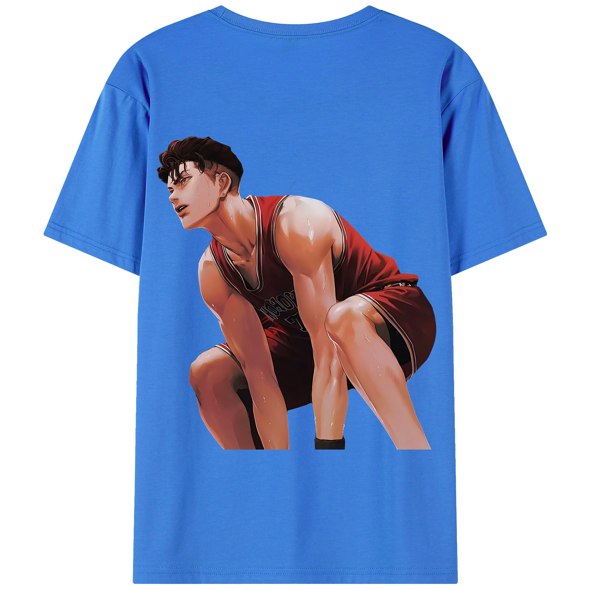SLAM DUNK／スラムダンク 綿100％半袖Tシャツ（背面プリント）