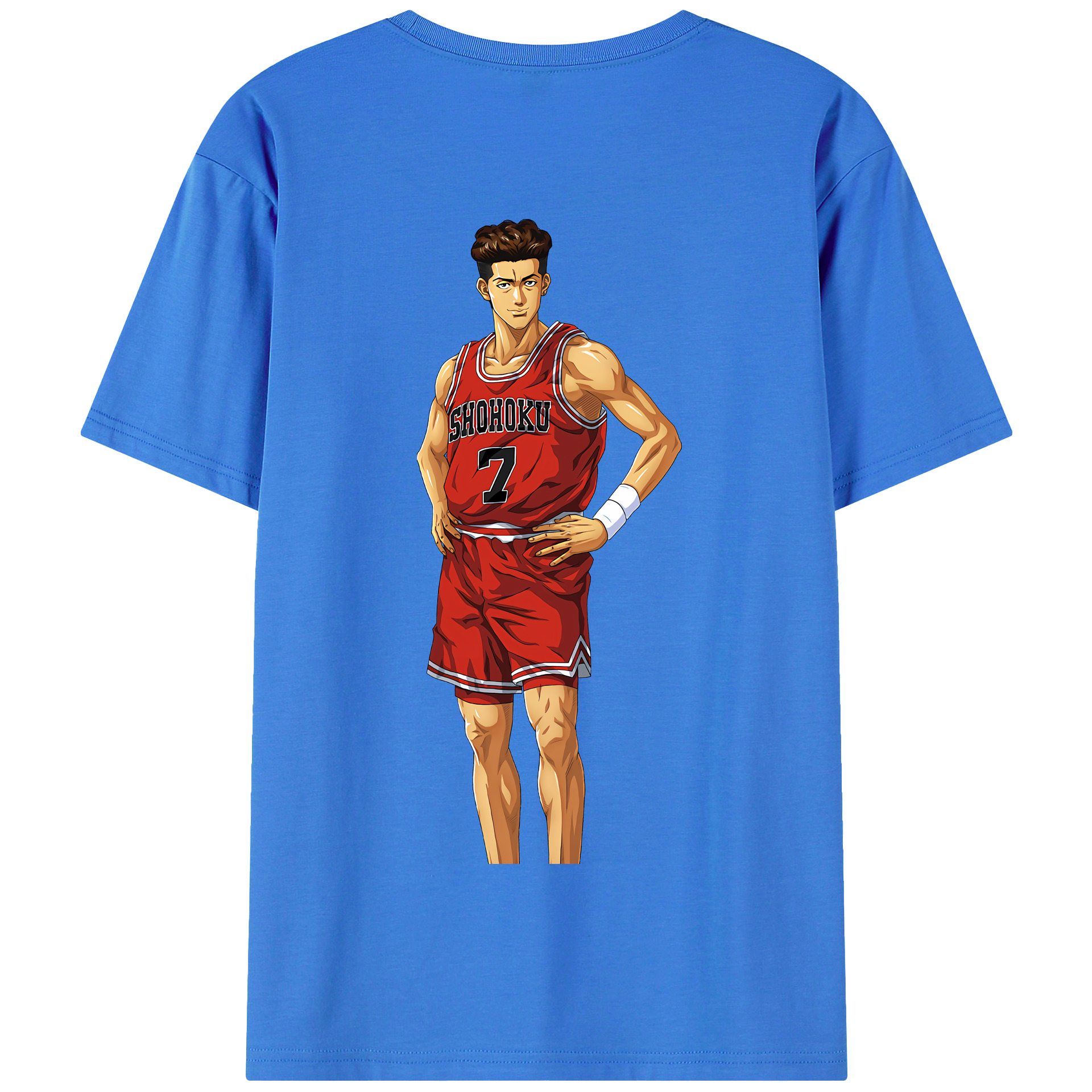 SLAM DUNK／スラムダンク 綿100％半袖Tシャツ（背面プリント）