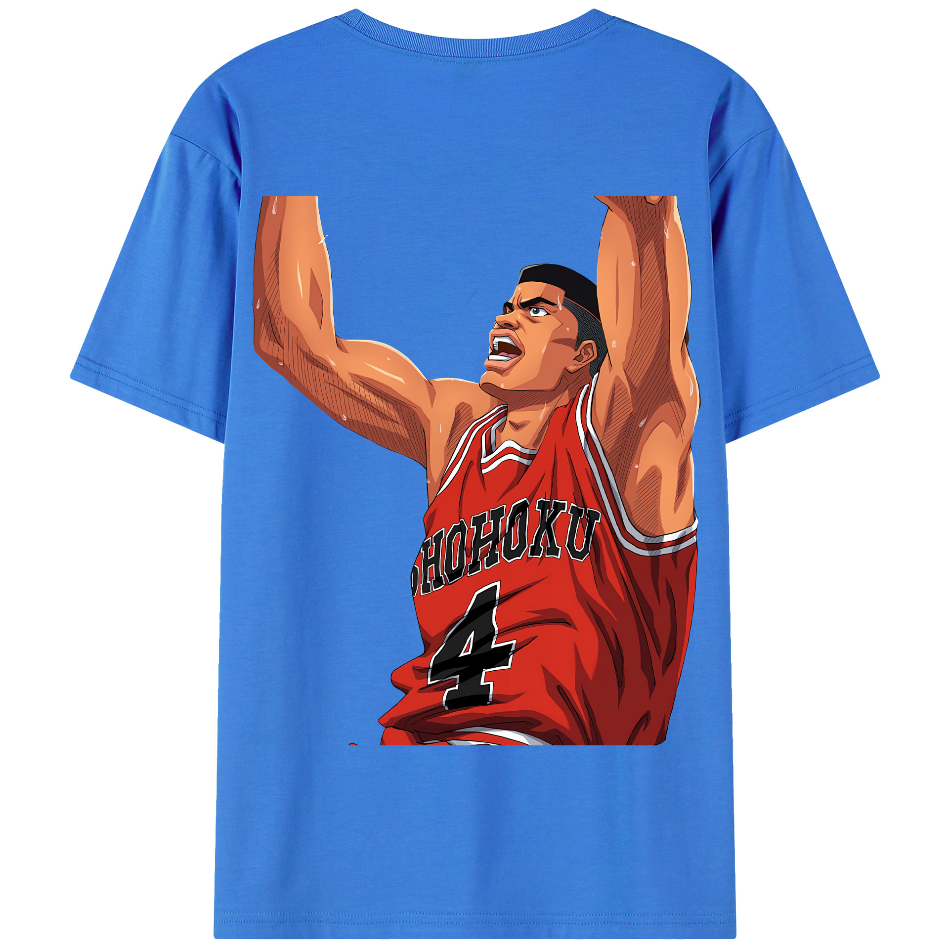 SLAM DUNK／スラムダンク 綿100％半袖Tシャツ（背面プリント）