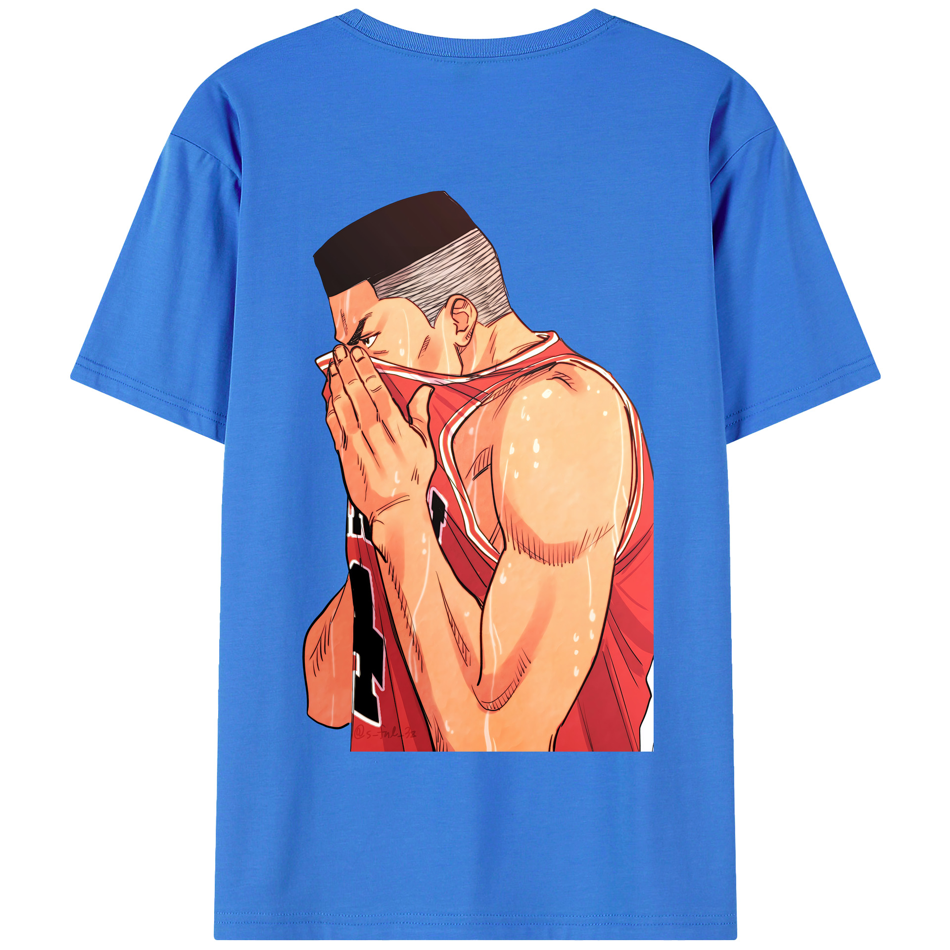 SLAM DUNK／スラムダンク 綿100％半袖Tシャツ（背面プリント）