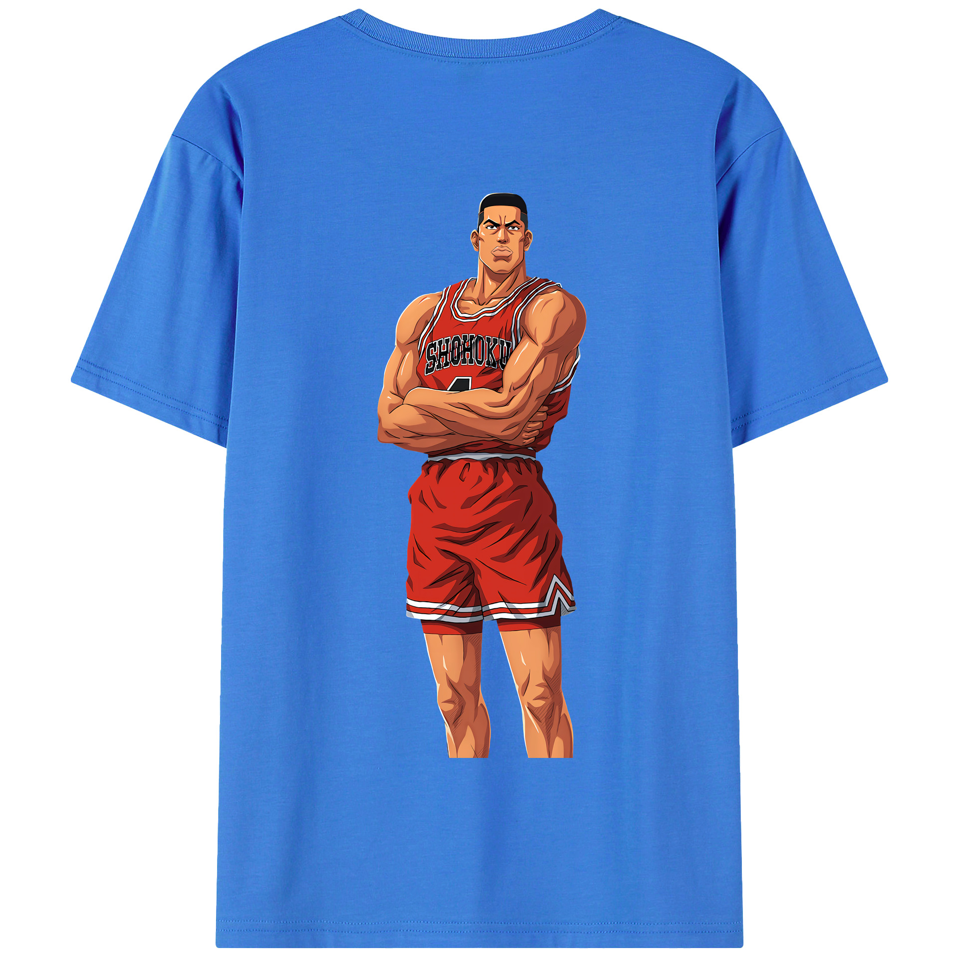 SLAM DUNK／スラムダンク 綿100％半袖Tシャツ（背面プリント）
