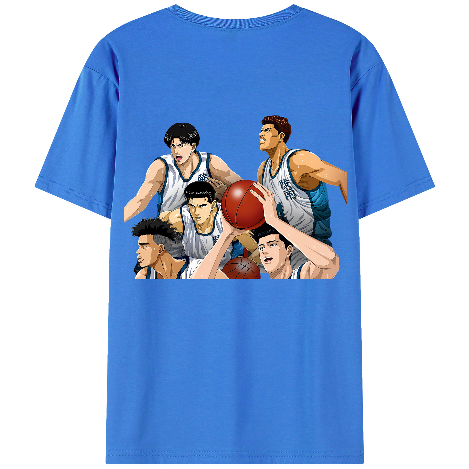 SLAM DUNK／スラムダンク 綿100％半袖Tシャツ（背面プリント）