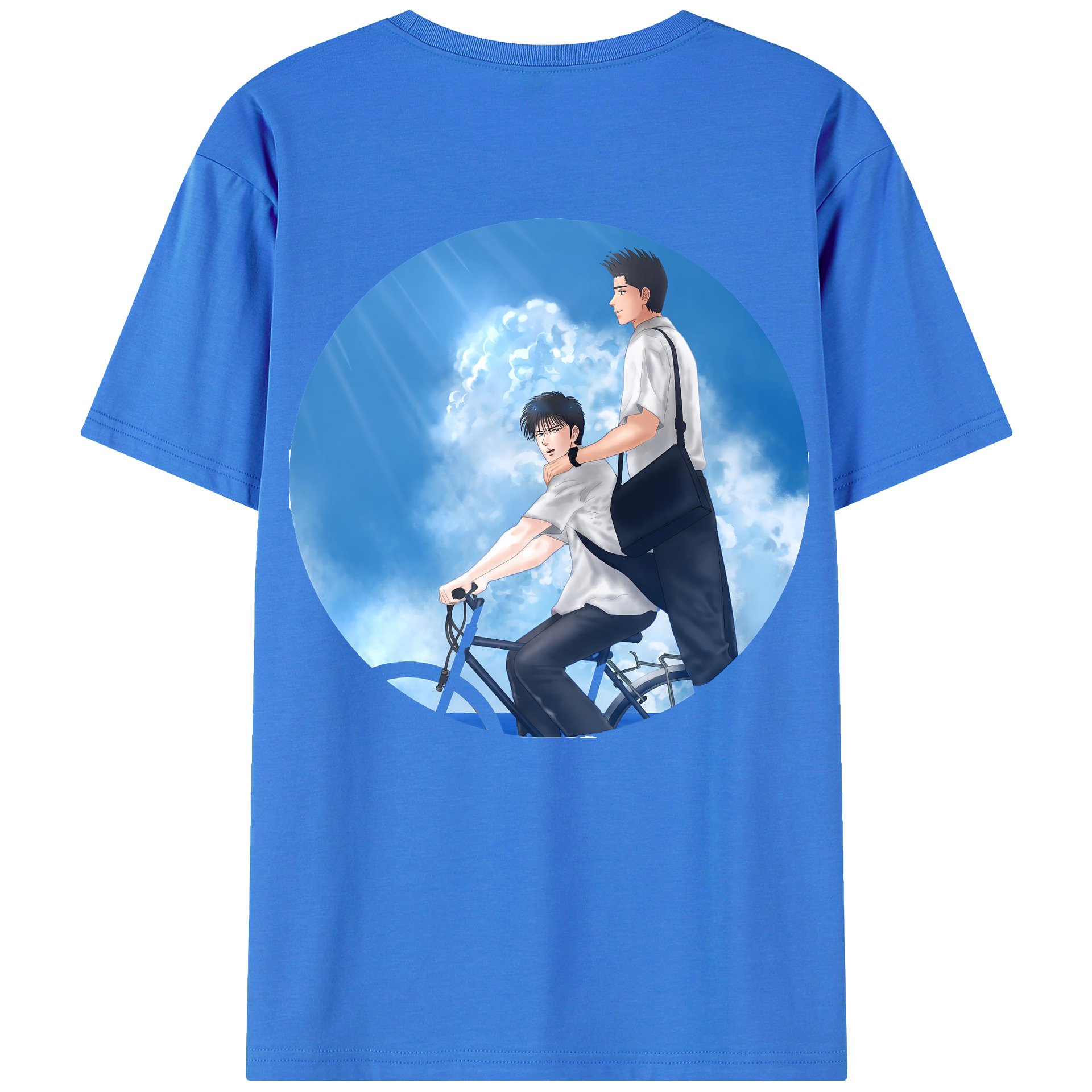 SLAM DUNK／スラムダンク 綿100％半袖Tシャツ（背面プリント）