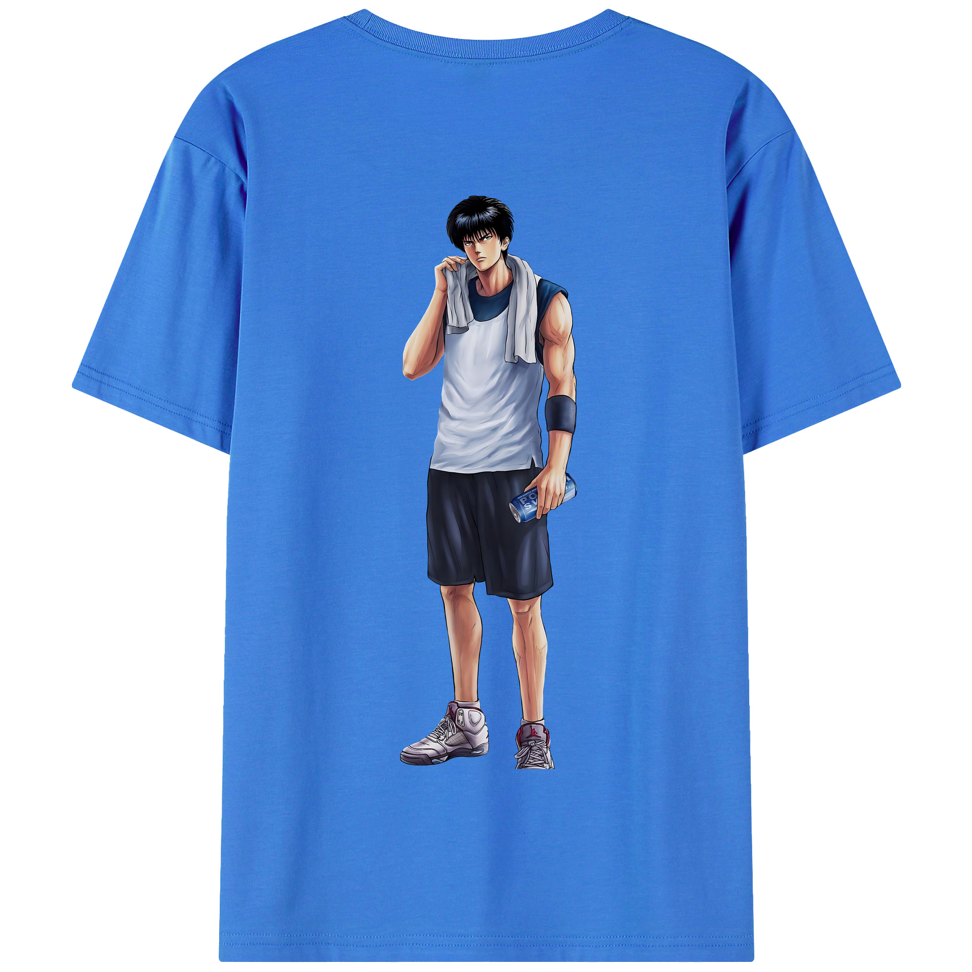 SLAM DUNK／スラムダンク 綿100％半袖Tシャツ（背面プリント）