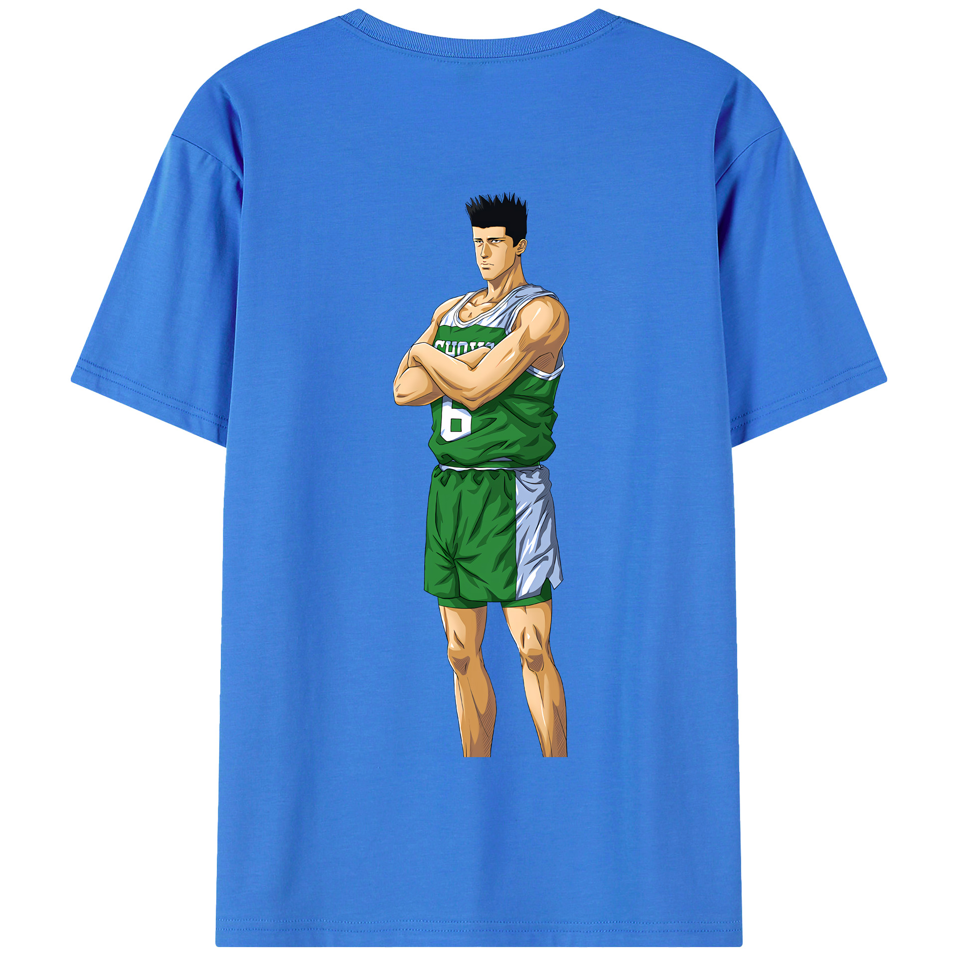 SLAM DUNK／スラムダンク 綿100％半袖Tシャツ（背面プリント）