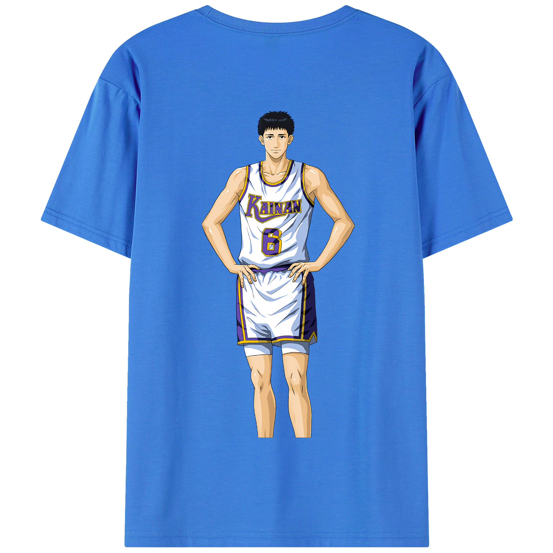 SLAM DUNK／スラムダンク 綿100％半袖Tシャツ（背面プリント）