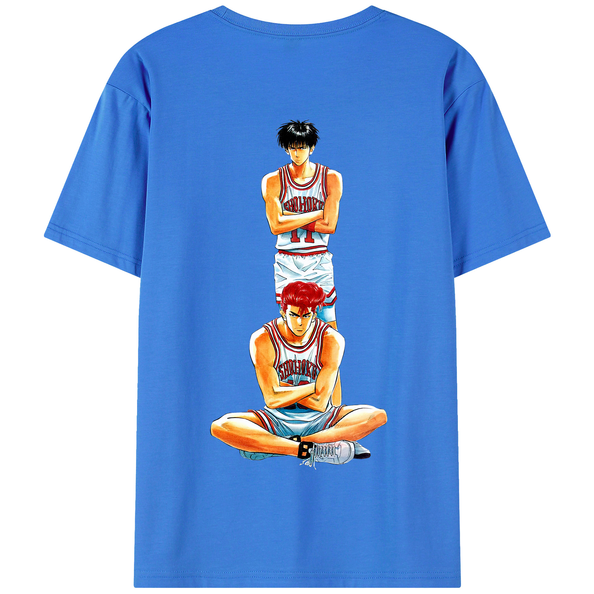 SLAM DUNK／スラムダンク 綿100％半袖Tシャツ（背面プリント）