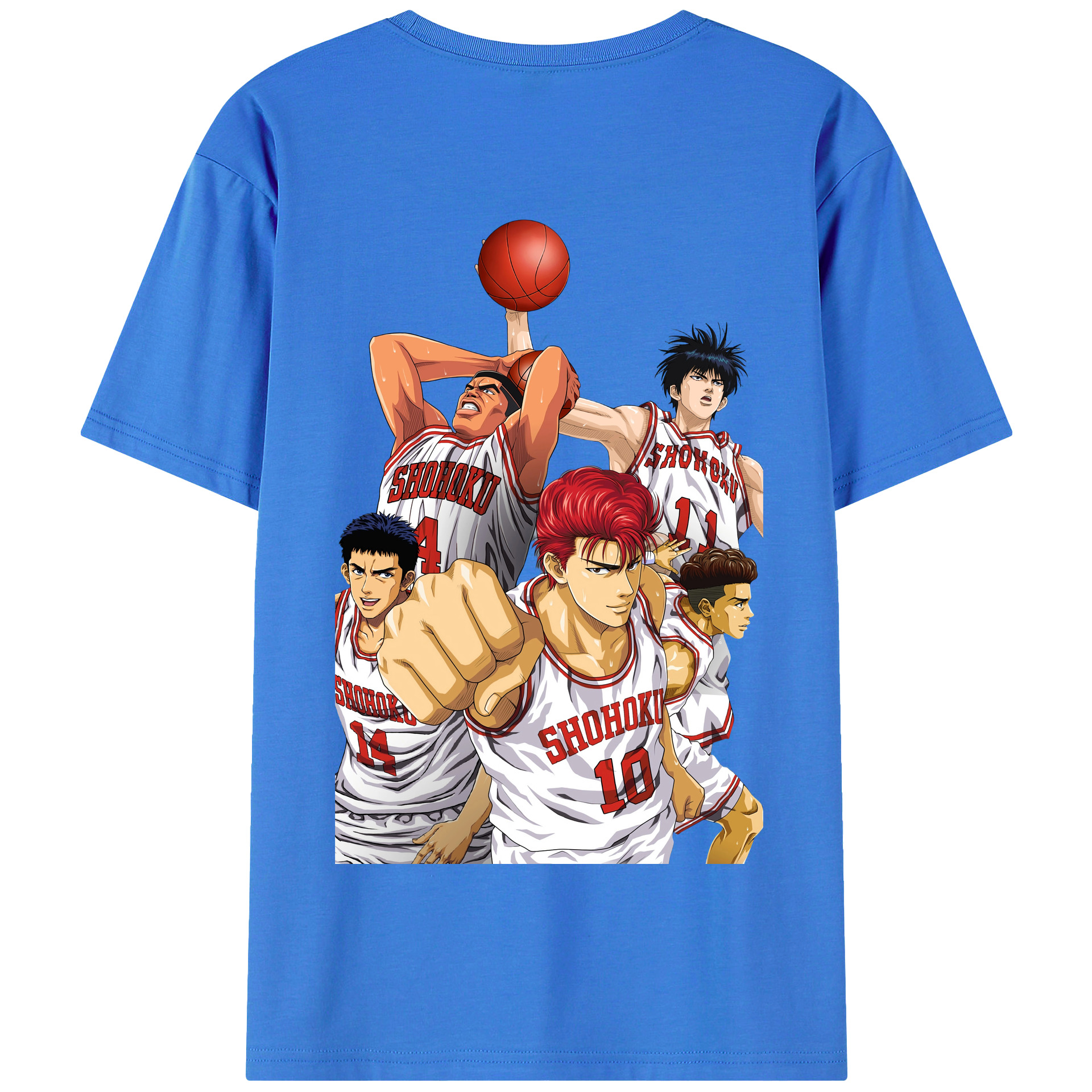 （画像用） SLAM DUNK／スラムダンク 綿100％半袖Tシャツ（背面プリント）