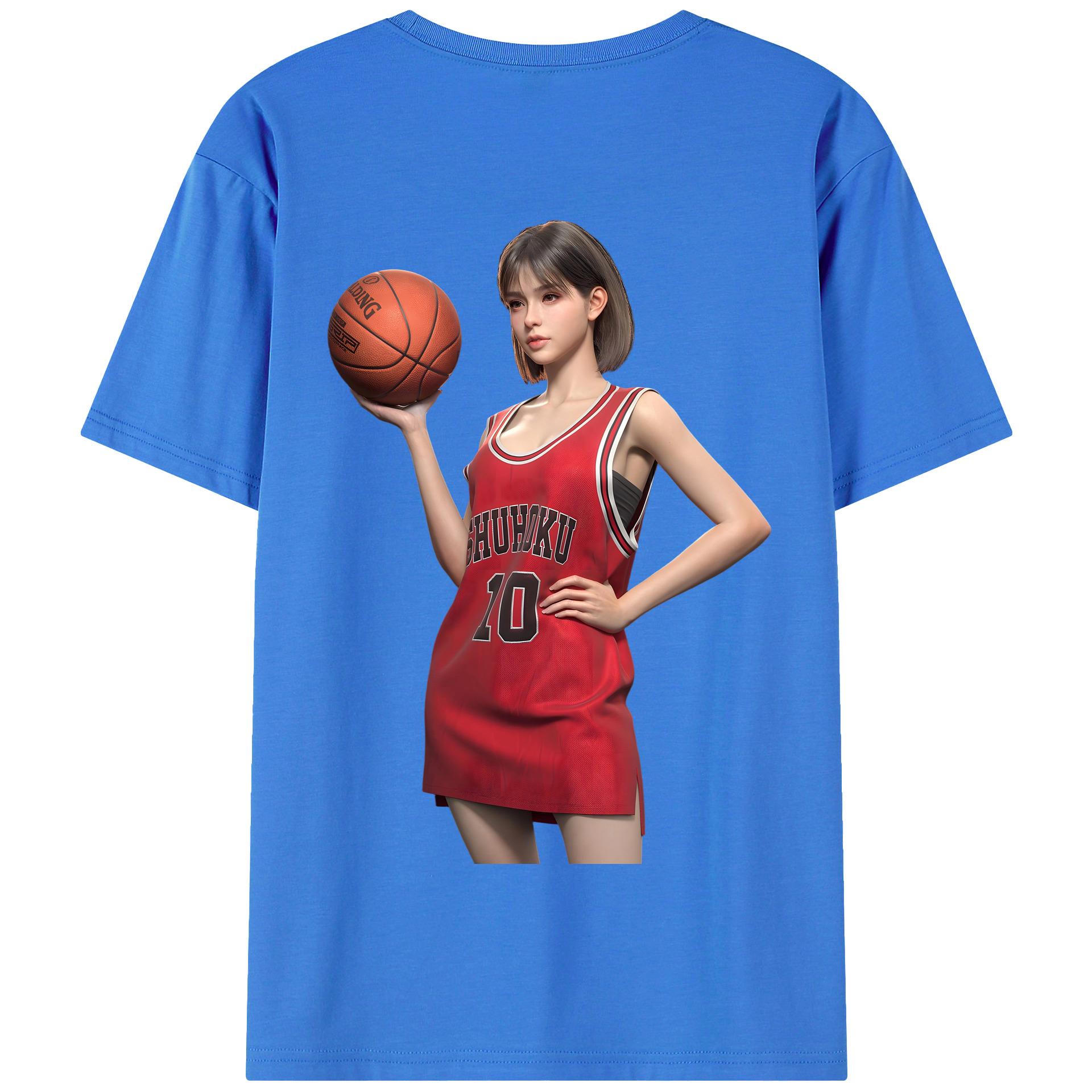 SLAM DUNK／スラムダンク 綿100％半袖Tシャツ（背面プリント）