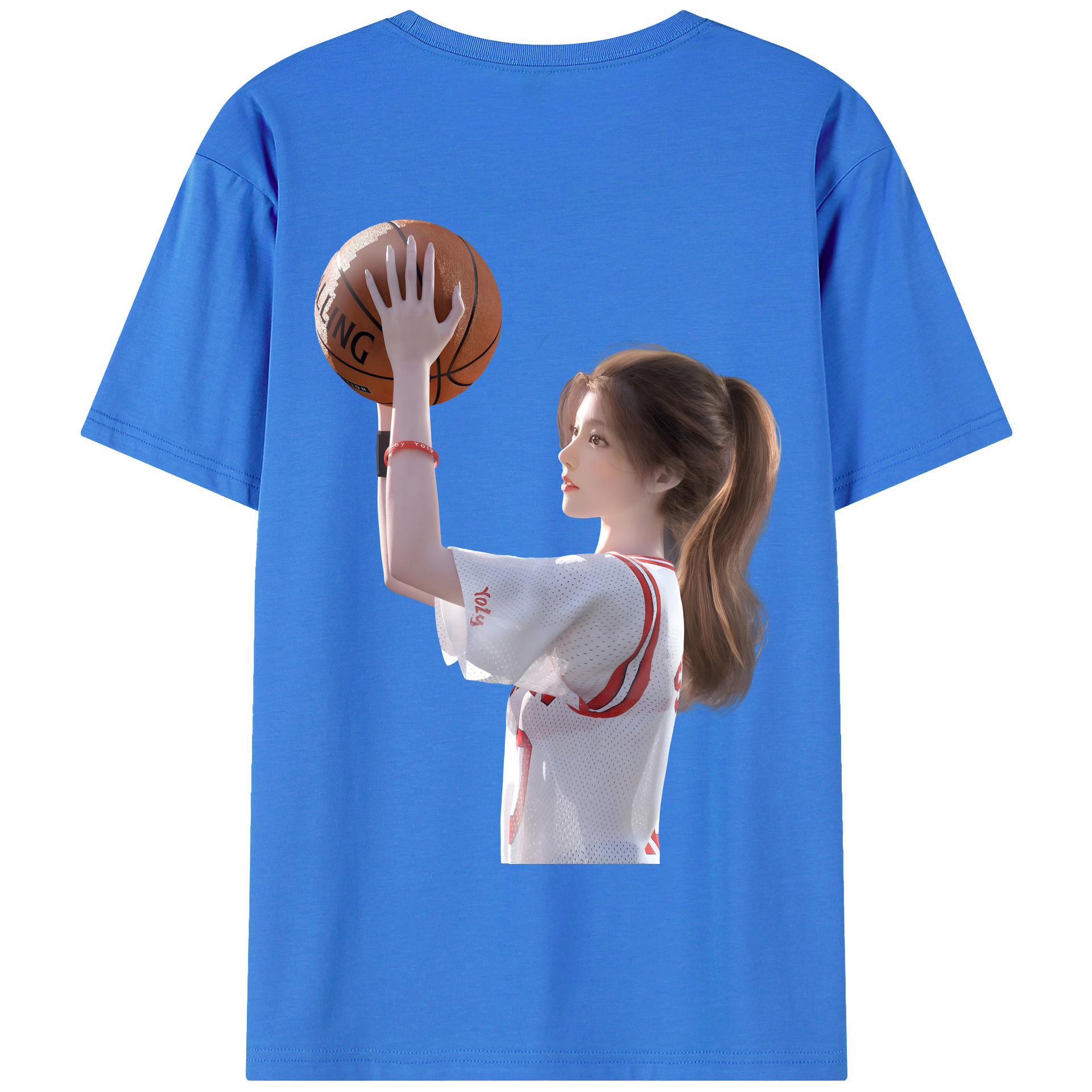 SLAM DUNK／スラムダンク 綿100％半袖Tシャツ（背面プリント）