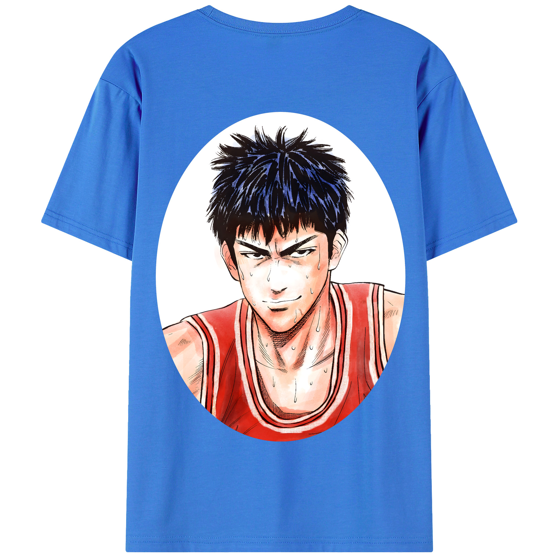 SLAM DUNK／スラムダンク 綿100％半袖Tシャツ（背面プリント）