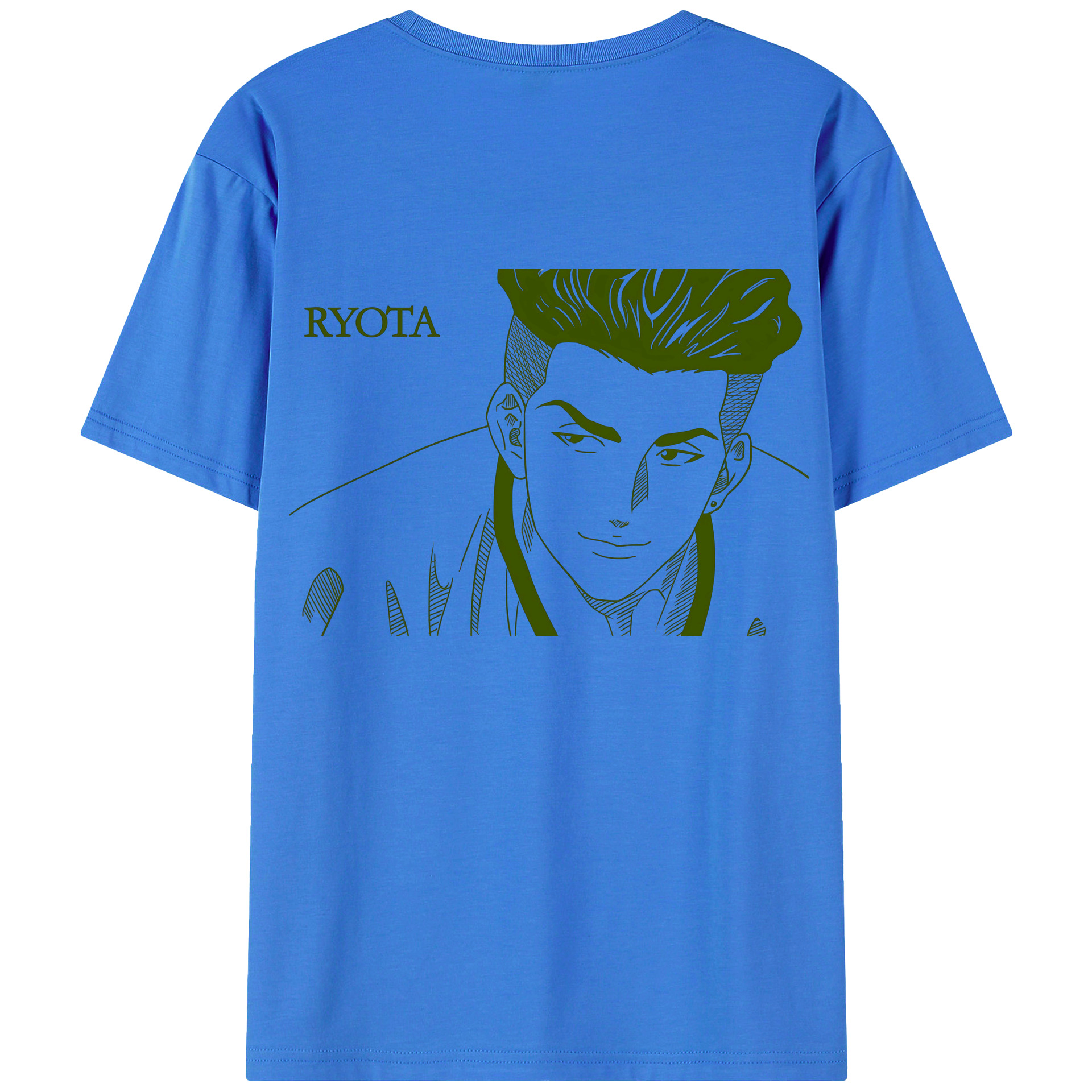 SLAM DUNK／スラムダンク 綿100％半袖Tシャツ（背面プリント）