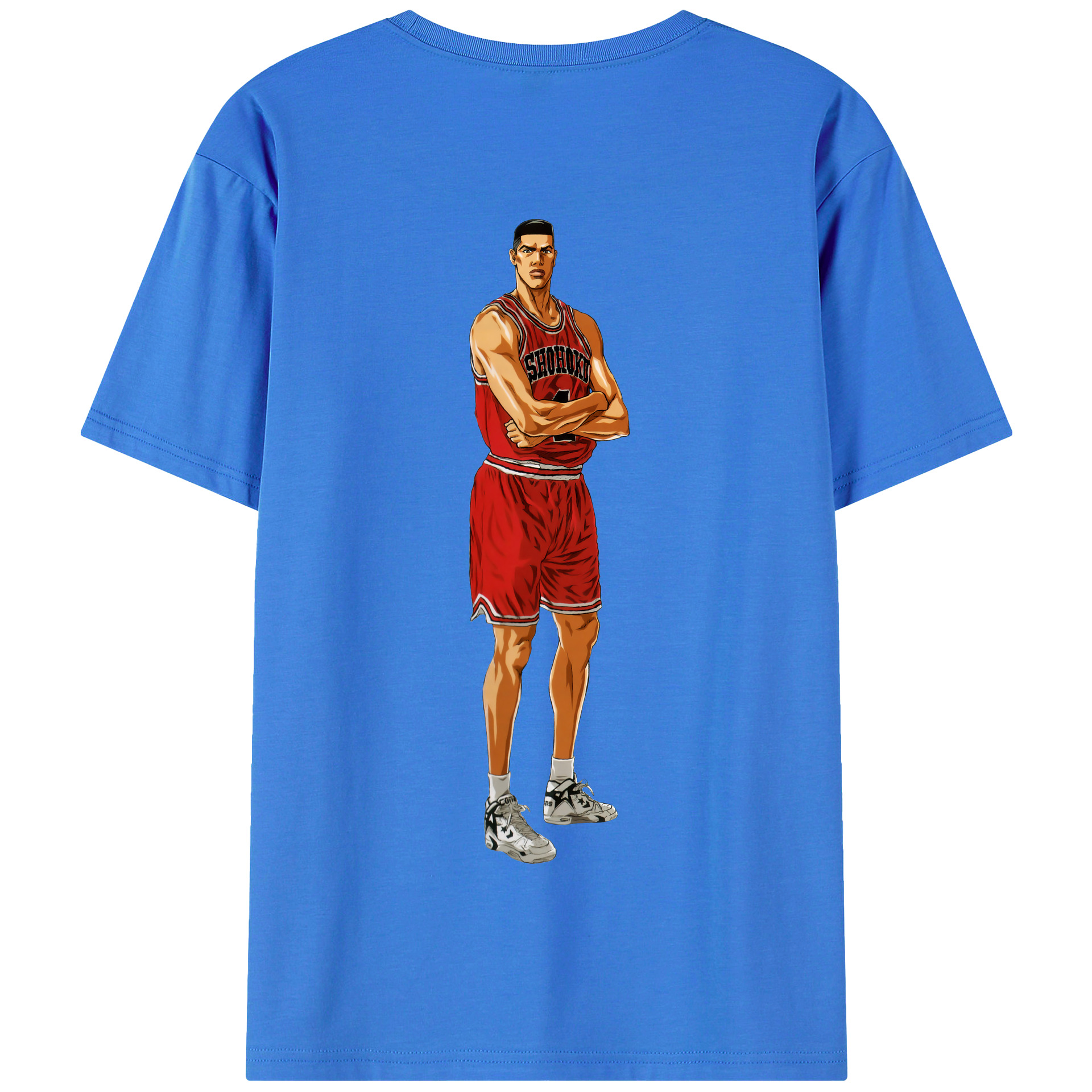 SLAM DUNK／スラムダンク 綿100％半袖Tシャツ（背面プリント）