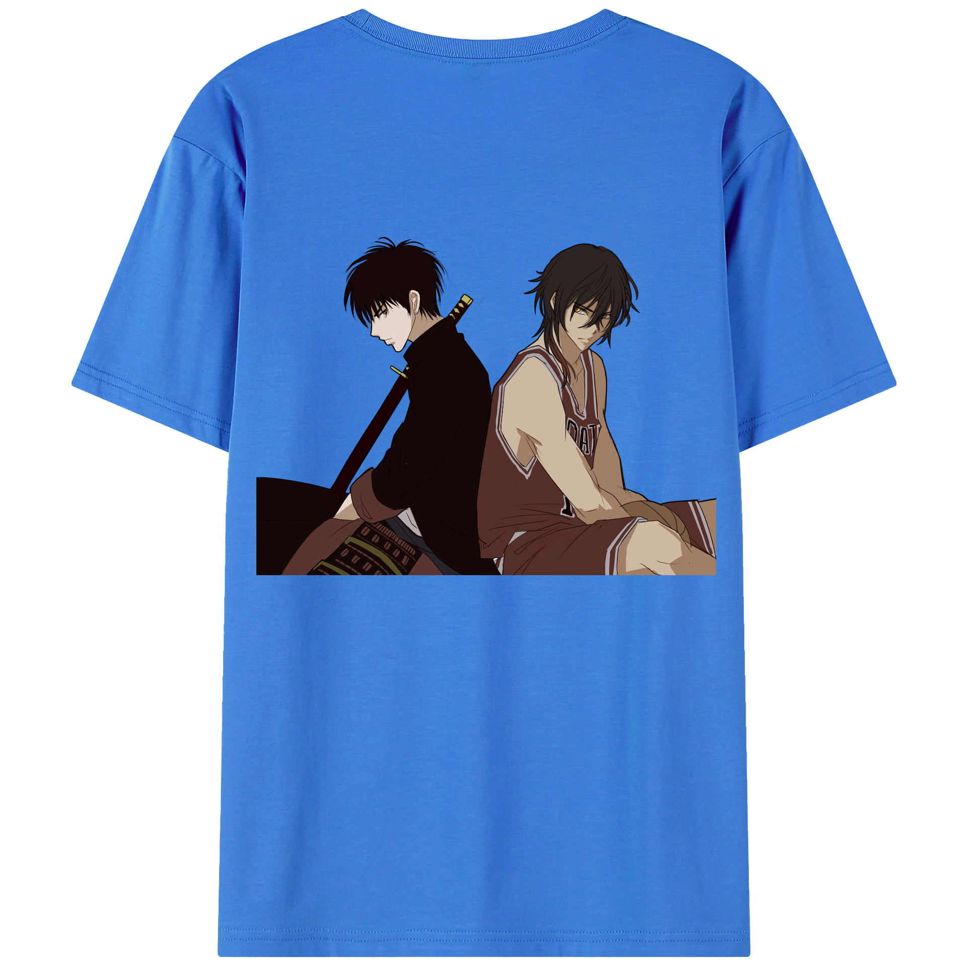 SLAM DUNK／スラムダンク 綿100％半袖Tシャツ（背面プリント）