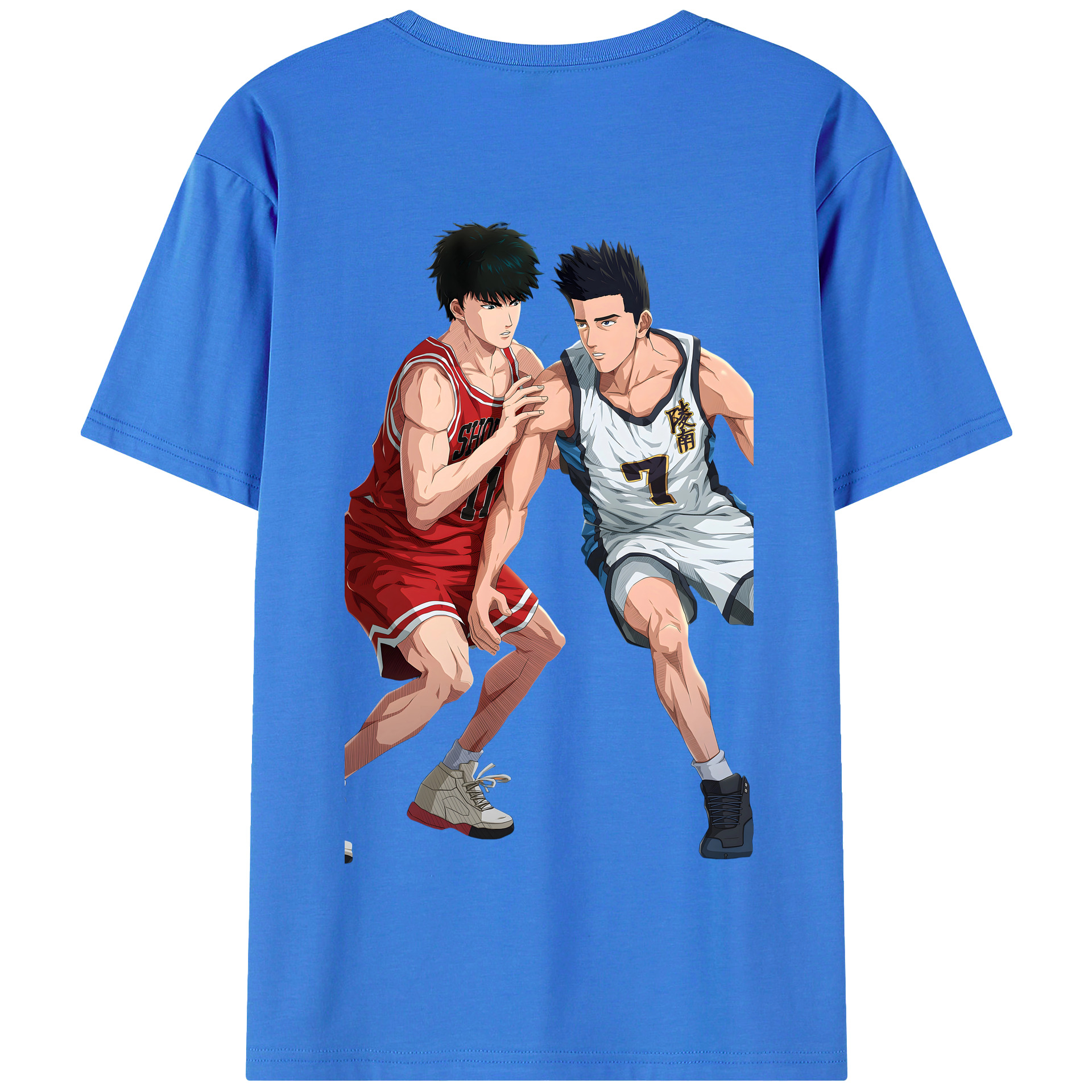 SLAM DUNK／スラムダンク 綿100％半袖Tシャツ（背面プリント）