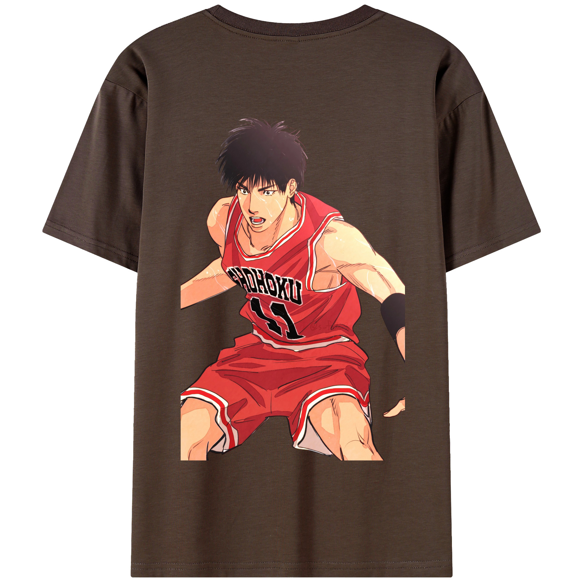 SLAM DUNK／スラムダンク 綿100％半袖Tシャツ（背面プリント）
