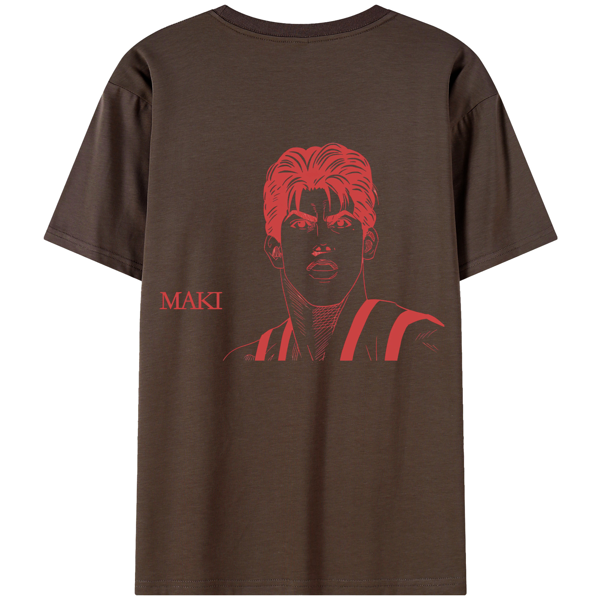 SLAM DUNK／スラムダンク 綿100％半袖Tシャツ（背面プリント）
