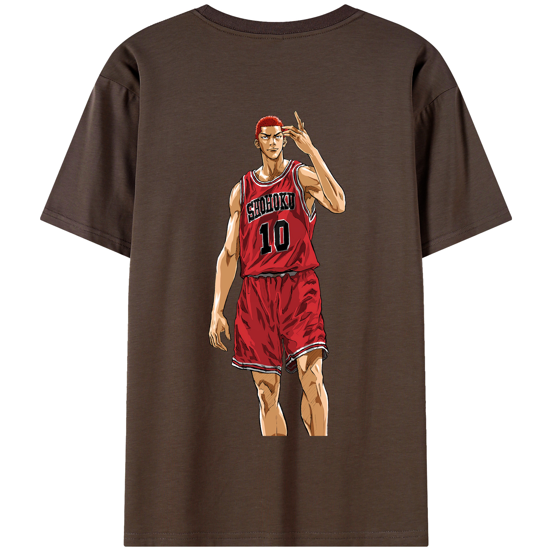 SLAM DUNK／スラムダンク 綿100％半袖Tシャツ（背面プリント）
