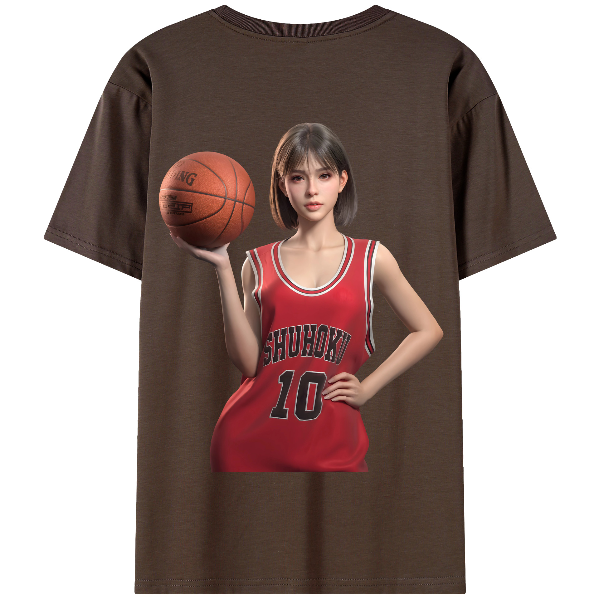 SLAM DUNK／スラムダンク 綿100％半袖Tシャツ（背面プリント）