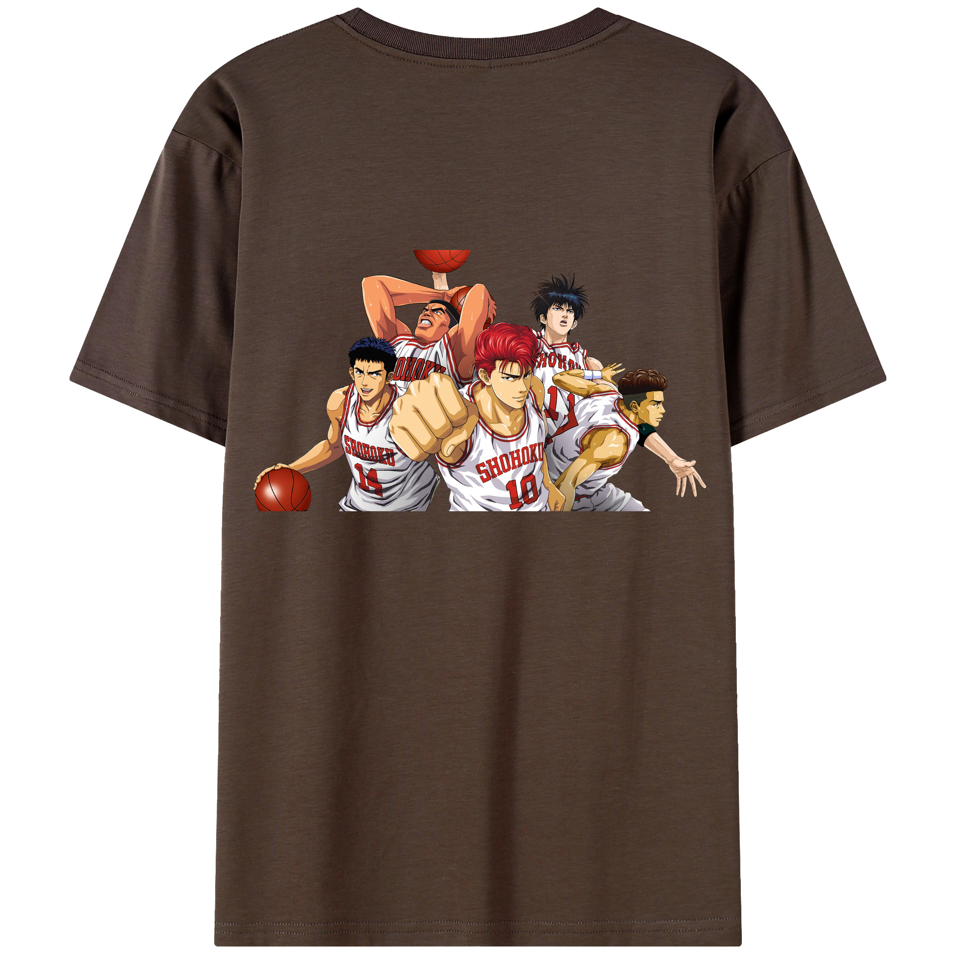 （画像用） SLAM DUNK／スラムダンク 綿100％半袖Tシャツ（背面プリント）