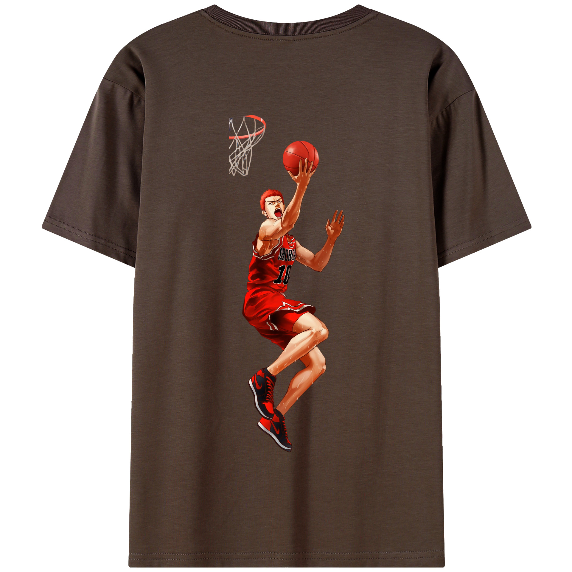SLAM DUNK／スラムダンク 綿100％半袖Tシャツ（背面プリント）